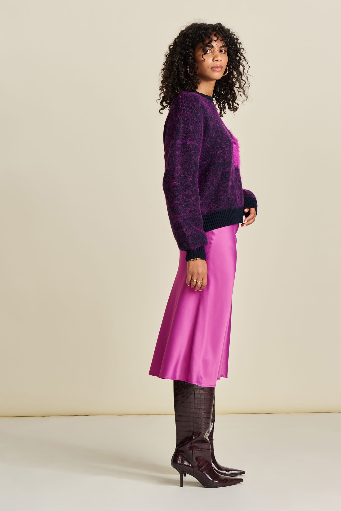 SKIRT - SATIN CACTUS PINK 6