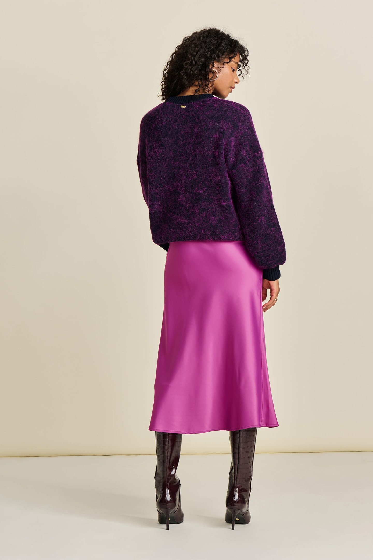 SKIRT - SATIN CACTUS PINK 2