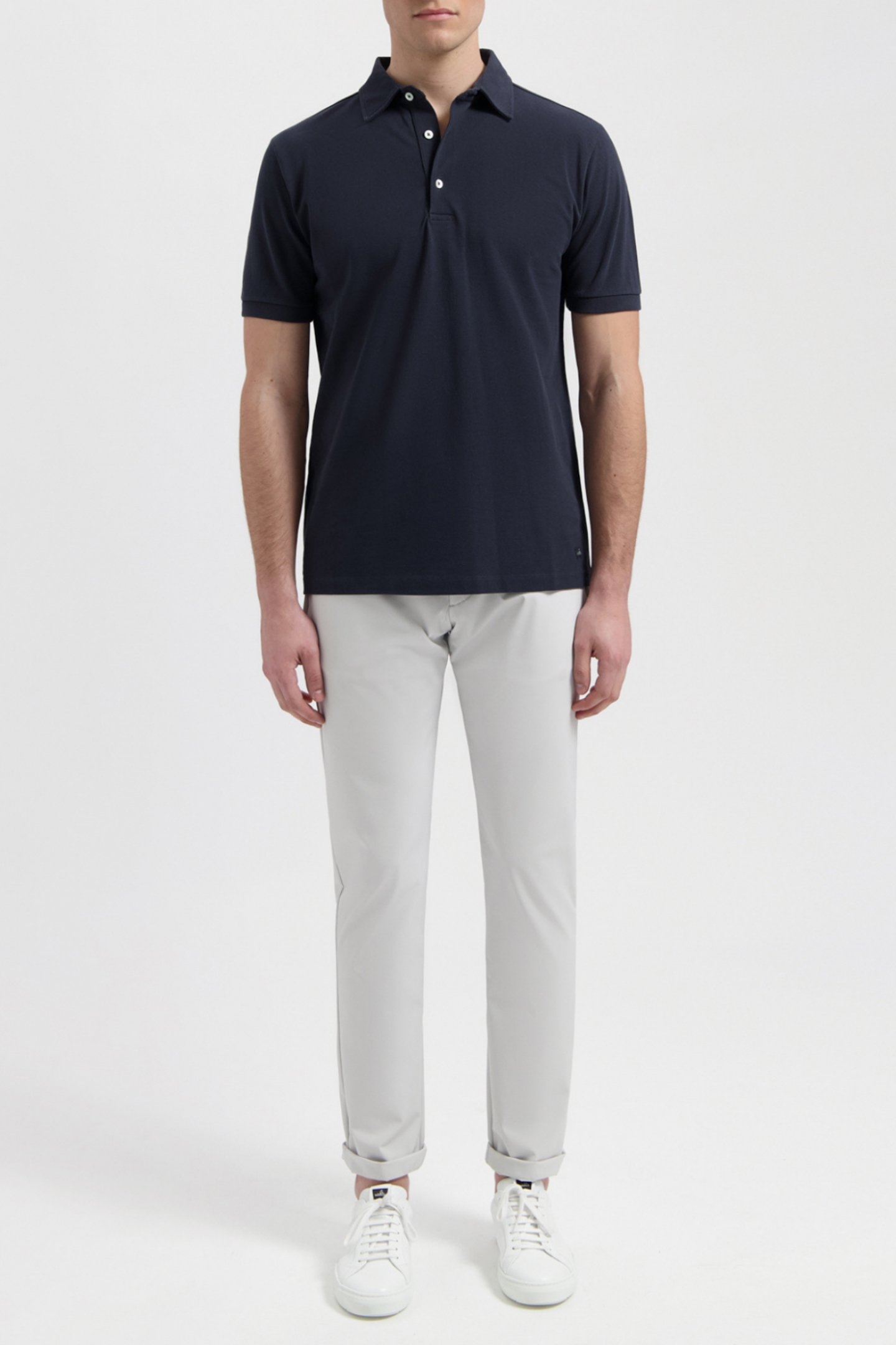 DAVIS | PIQUÉ POLO SHIRT DARK NAVY 1