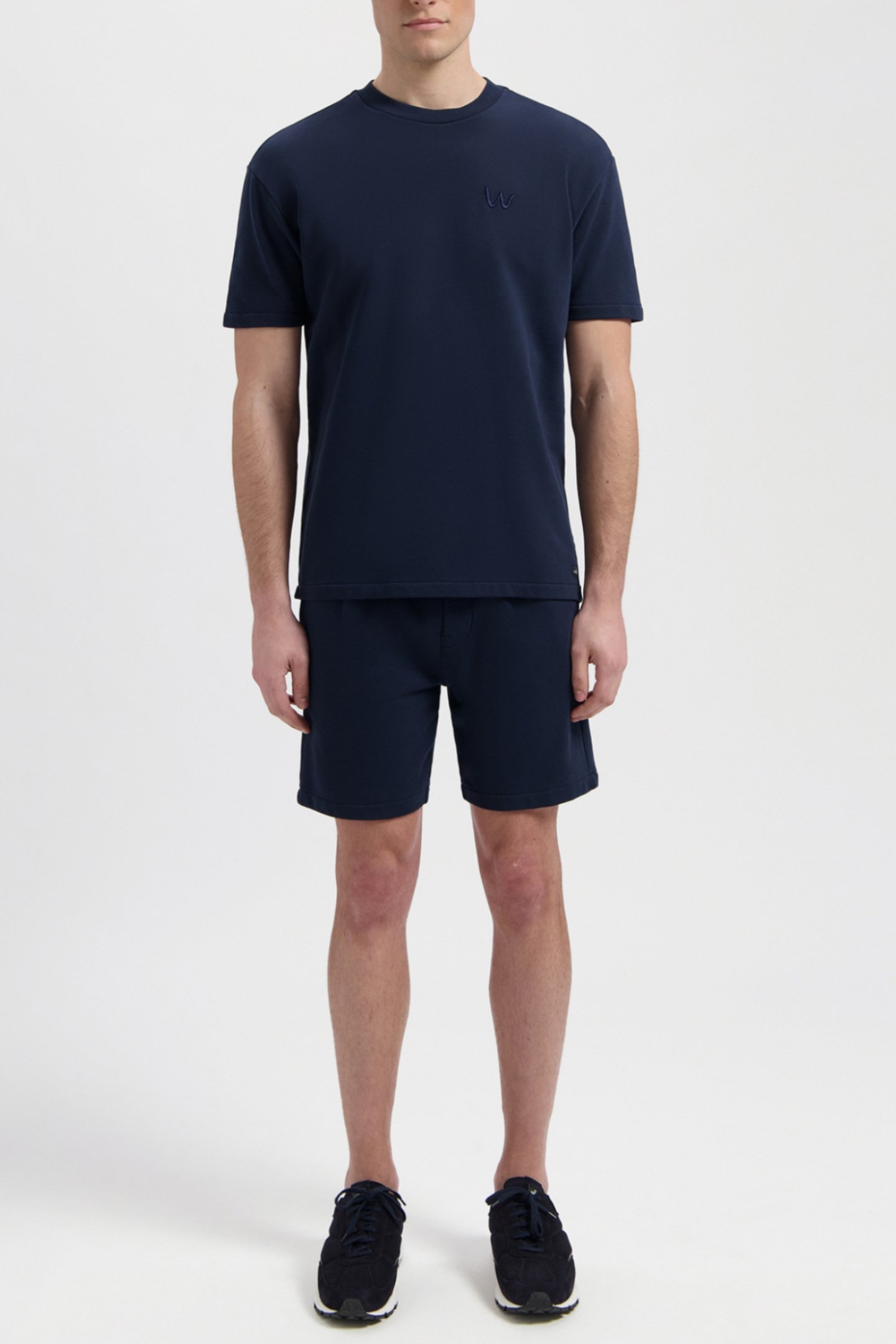 YORK | JERSEY SWEAT T-SHIRT NAVY BLUE 1