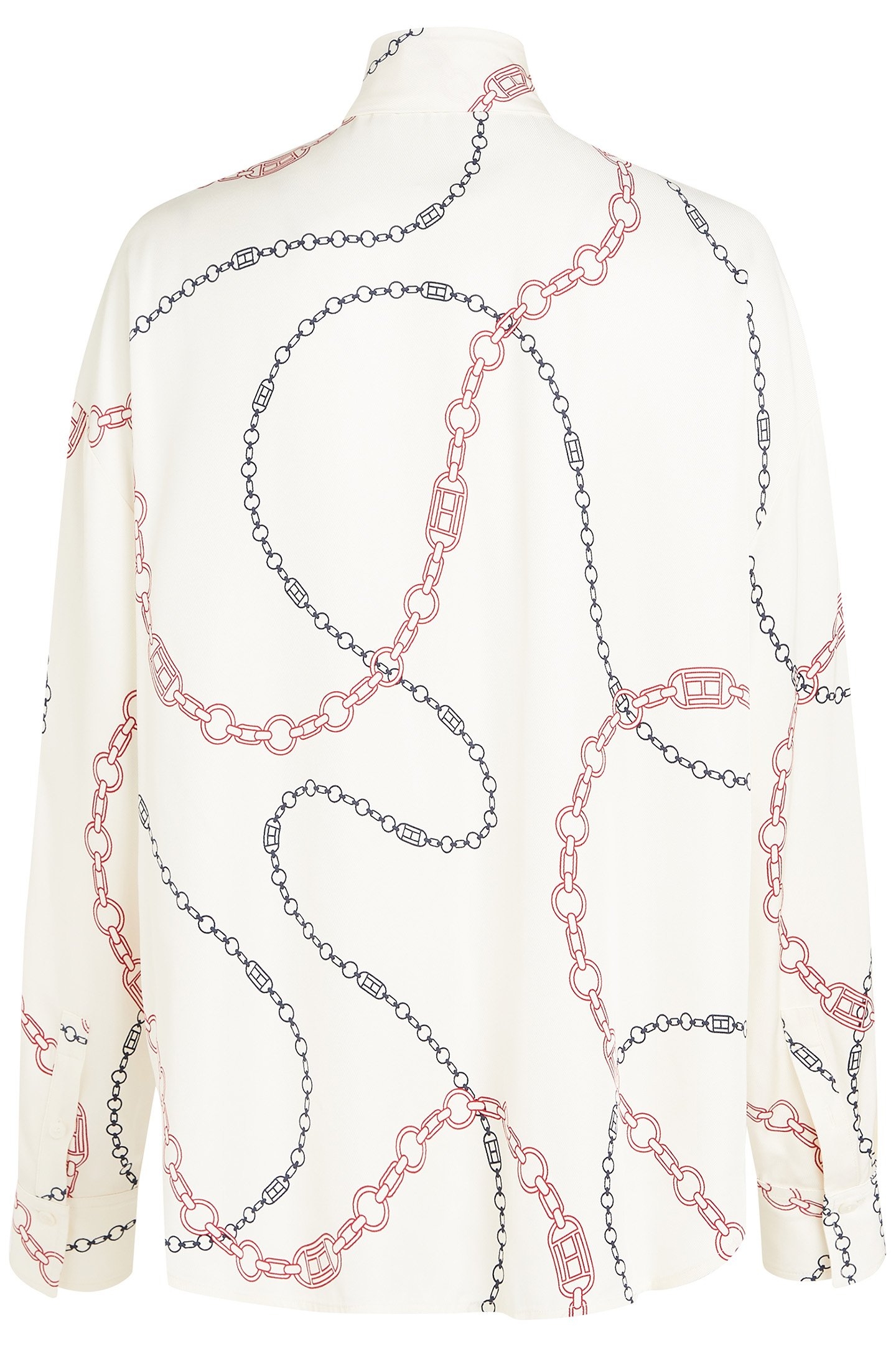 RELAXED FIT BLOUSE, WHITE 4