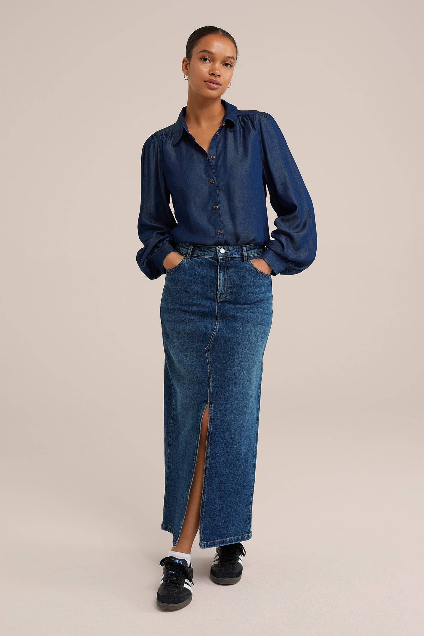 BLOUSE DARK BLUE 3