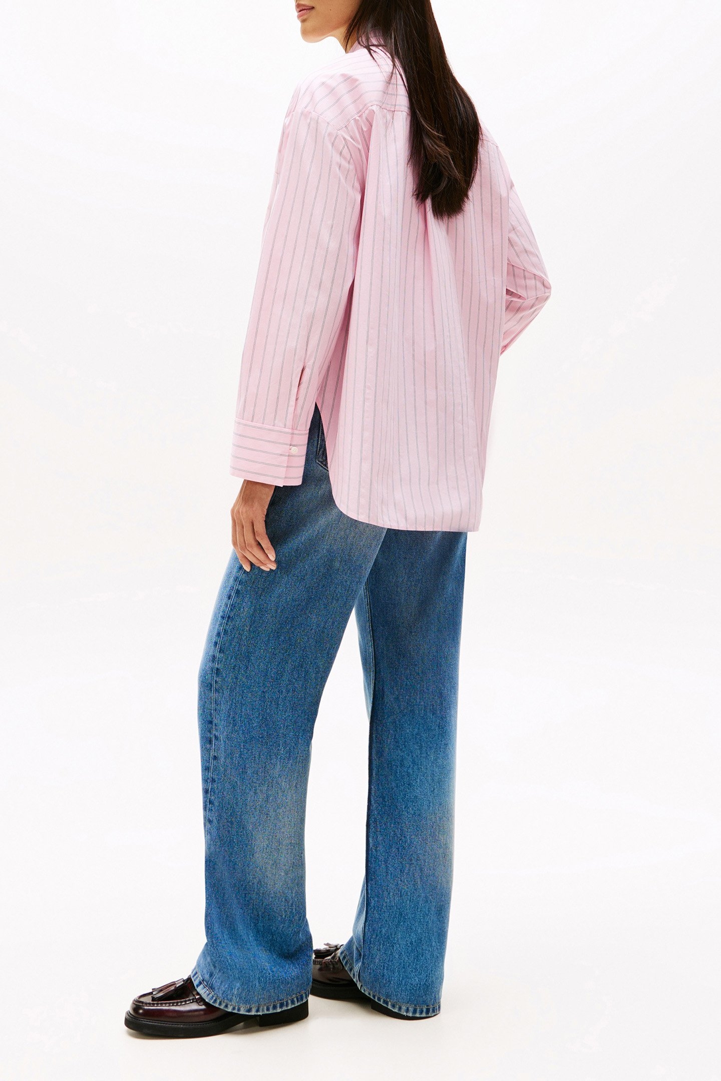 ESS RELAXED FIT BLOUSE PINK 3