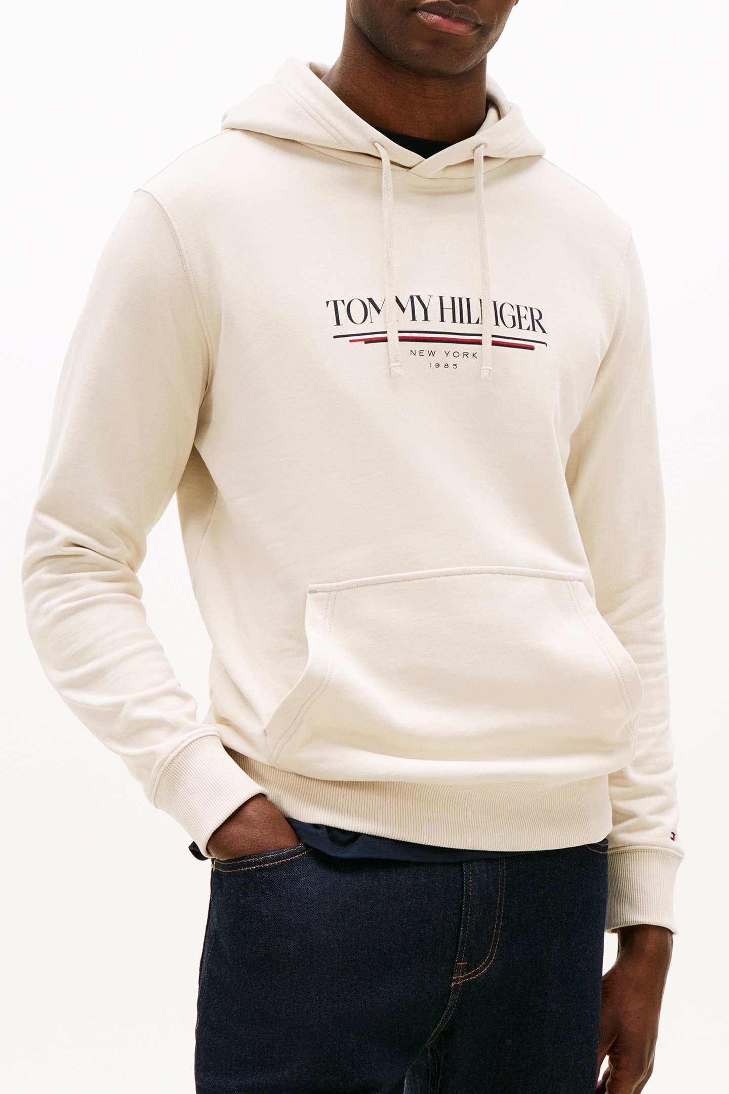 BRAND LOVE HILFIGER STANDARD FIT HOODIE BLUE 1