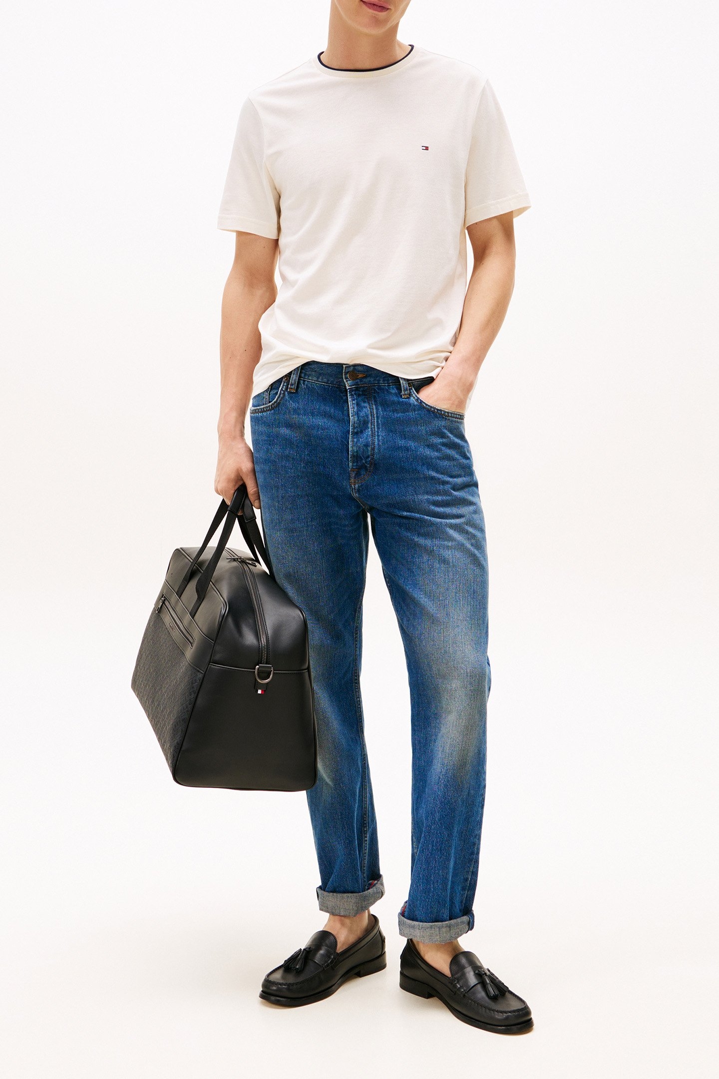 COTTON MODAL TEE IVORY PETAL 2