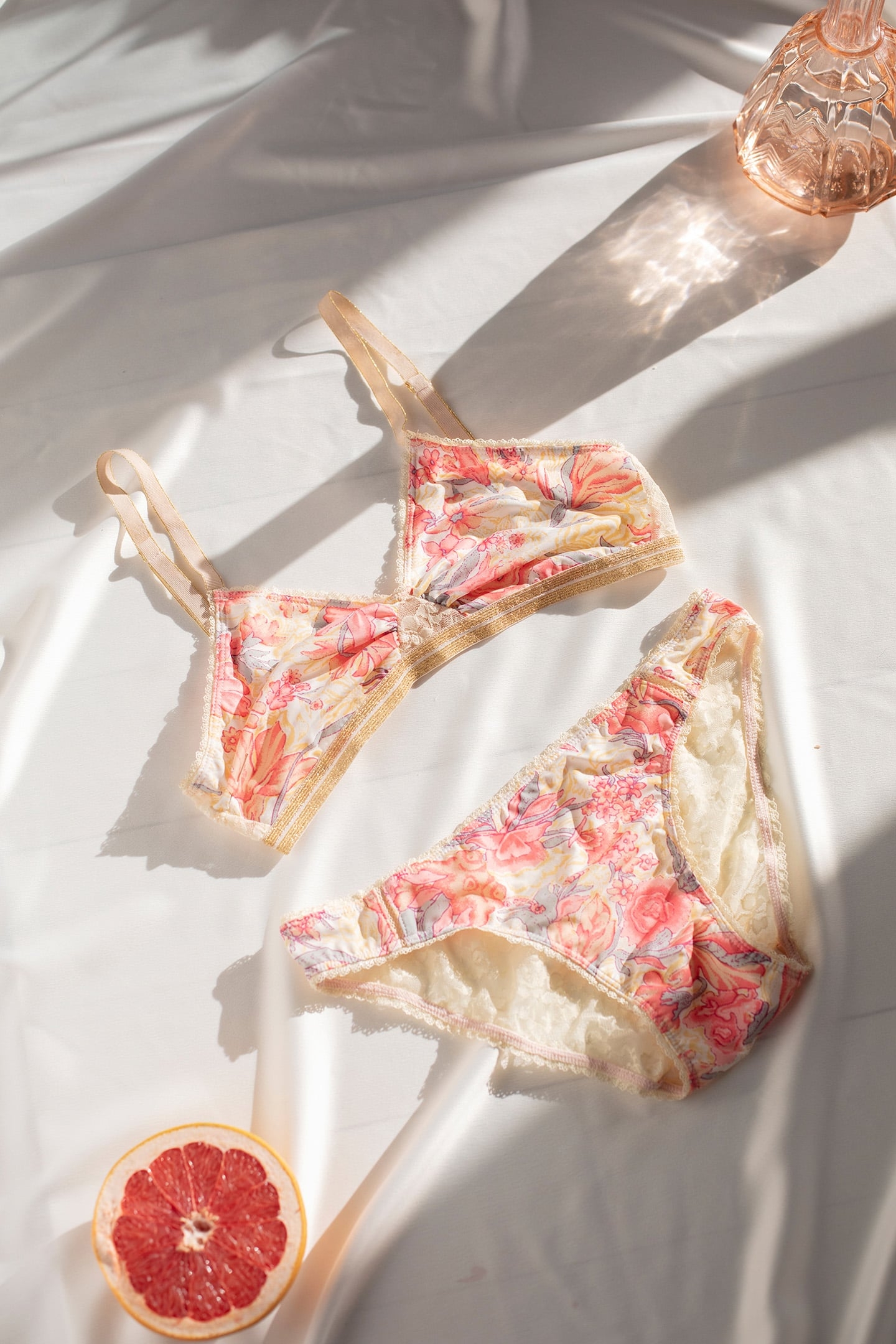 PANTIES PRISHA PINK FLOWERS 6