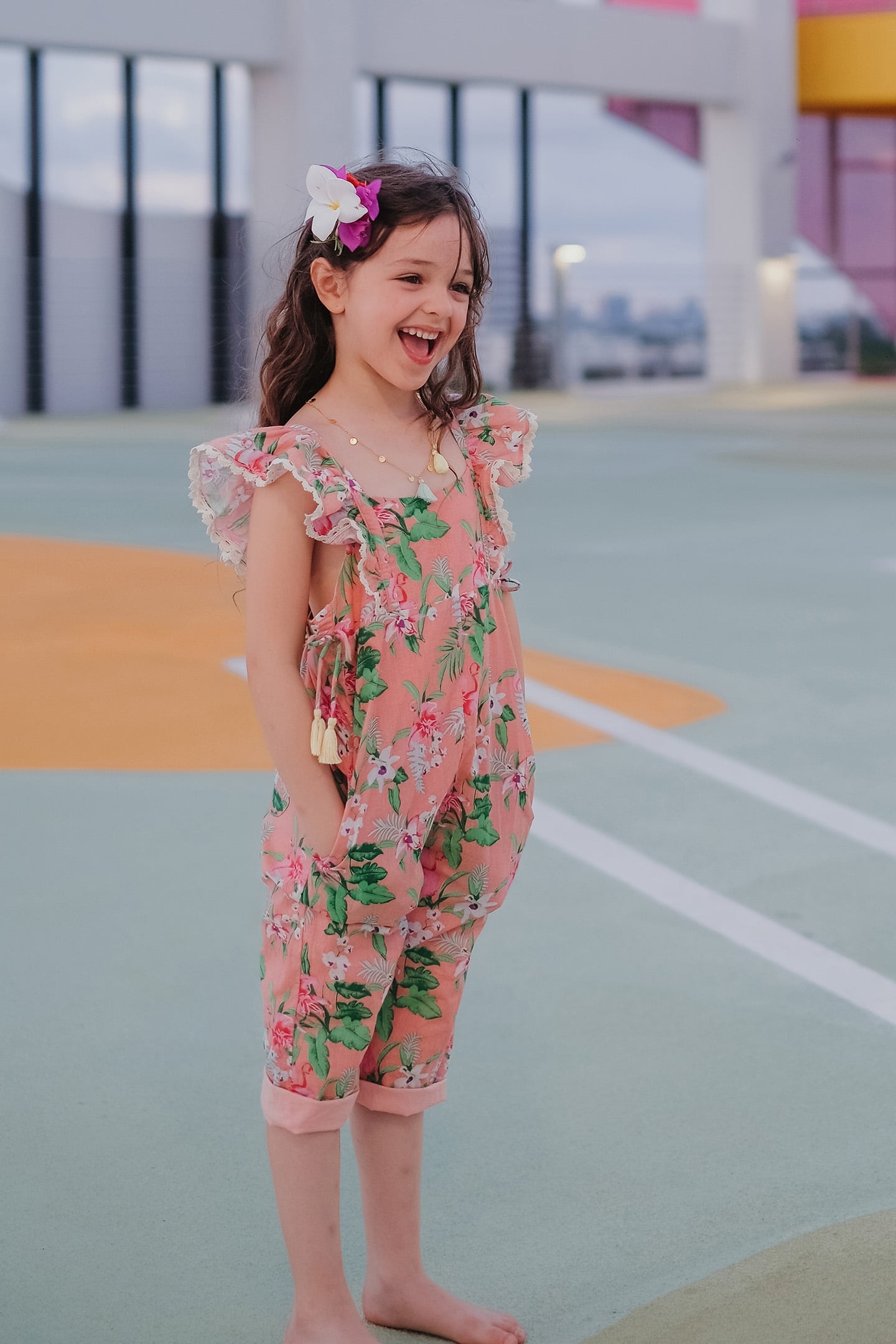 OVERALLS TALIA SIENNA FLAMINGO 1