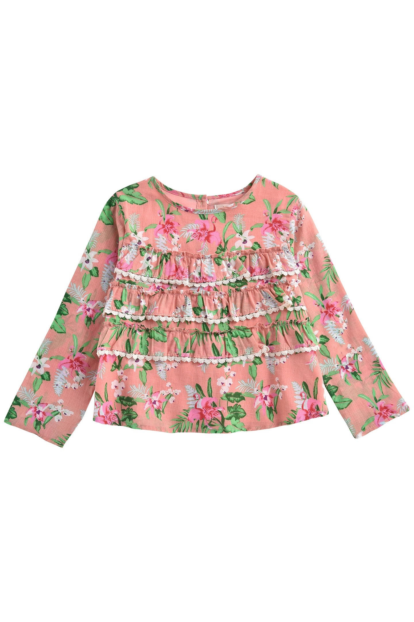BLOUSE CAMPECHE SIENNA FLAMINGO 1