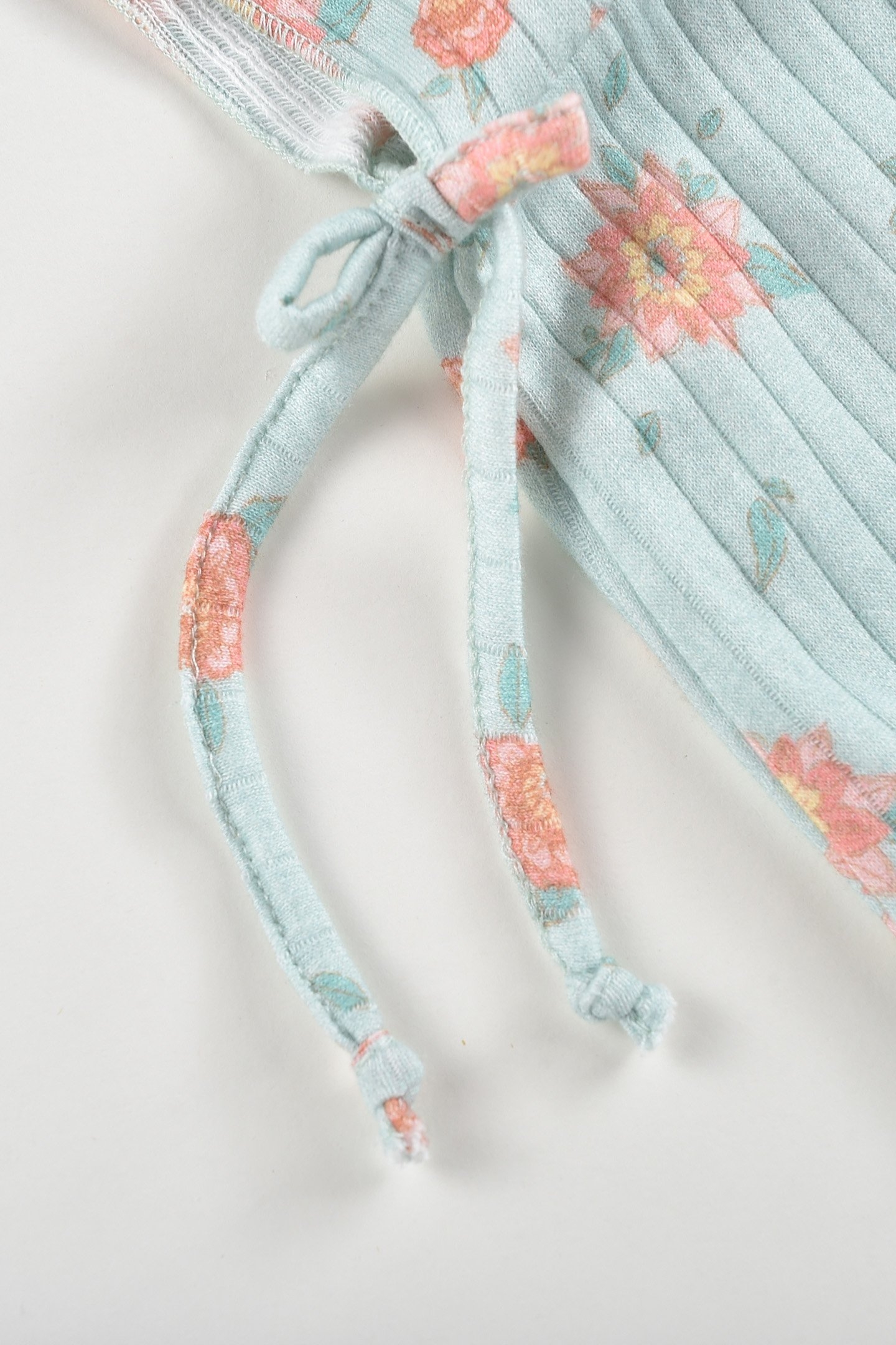 TOP ANGIKA VINTAGE BLUE FLOWERS 8