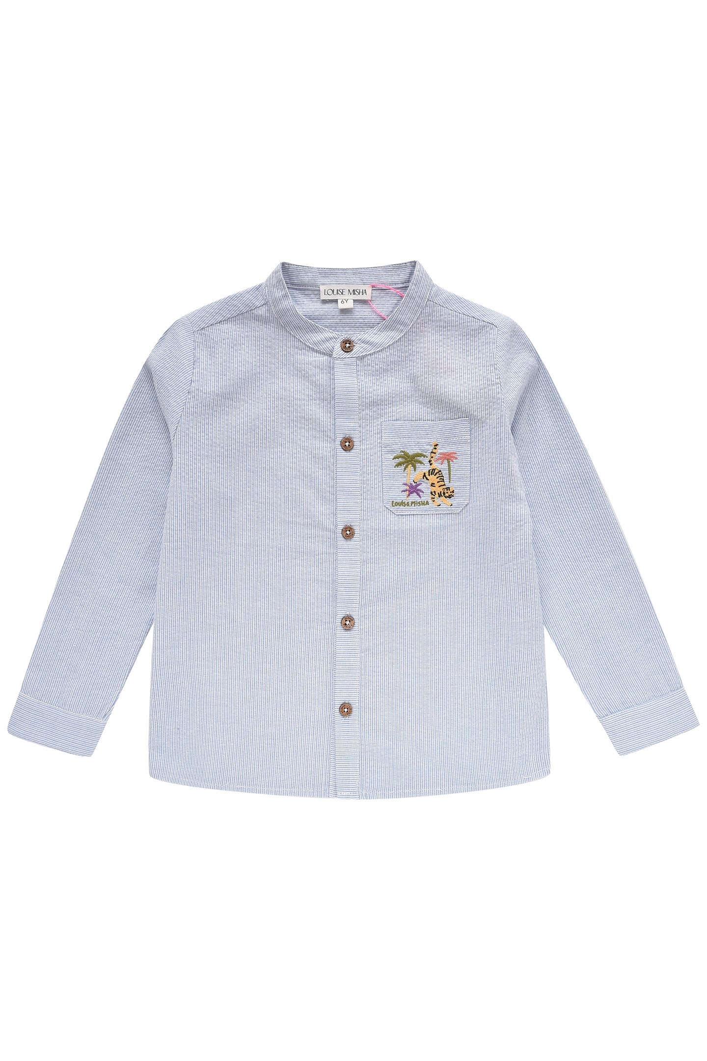 SHIRT AMOD BLUE STRIPES 2