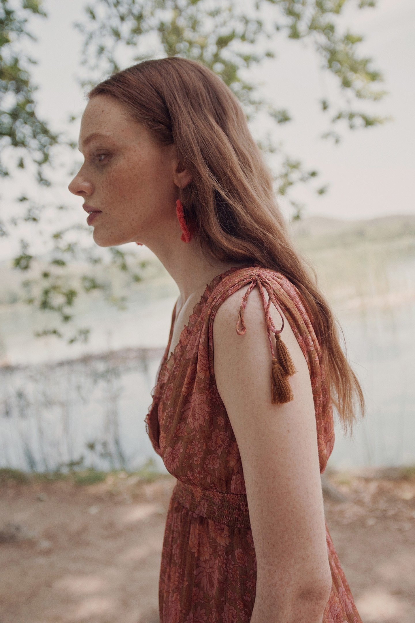 DRESS PLUMISKA BRONZE GARDEN FLOWER 3