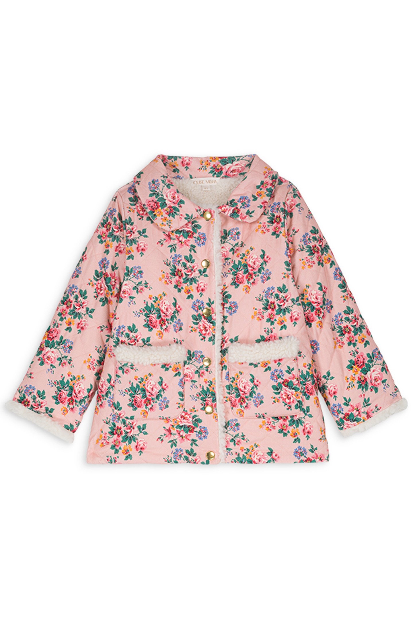 COAT DALILA PINK SEYLAN FLOWERS 4