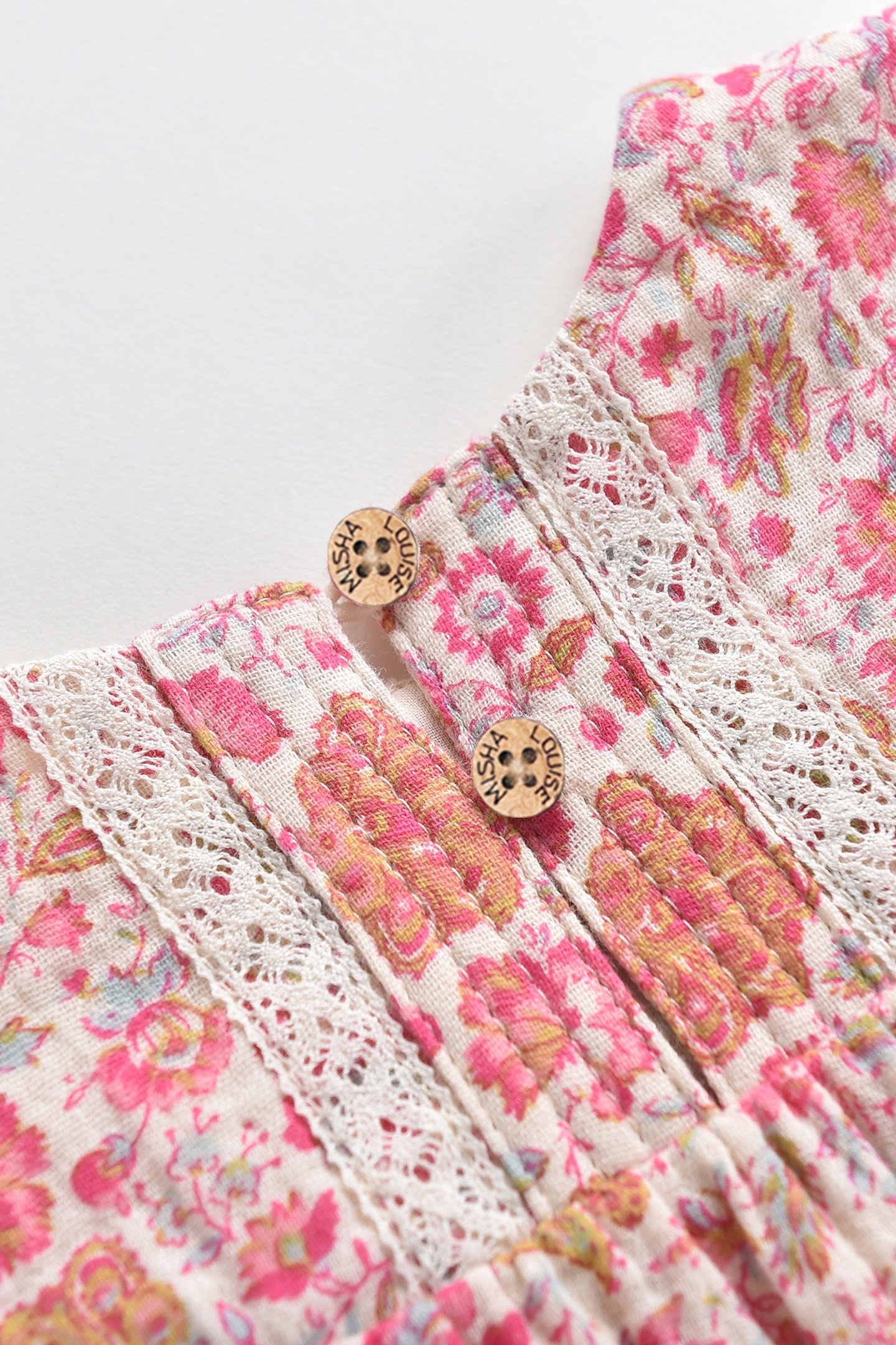 DRESS ARINOLA CREAM FLOWER FIELDS 4