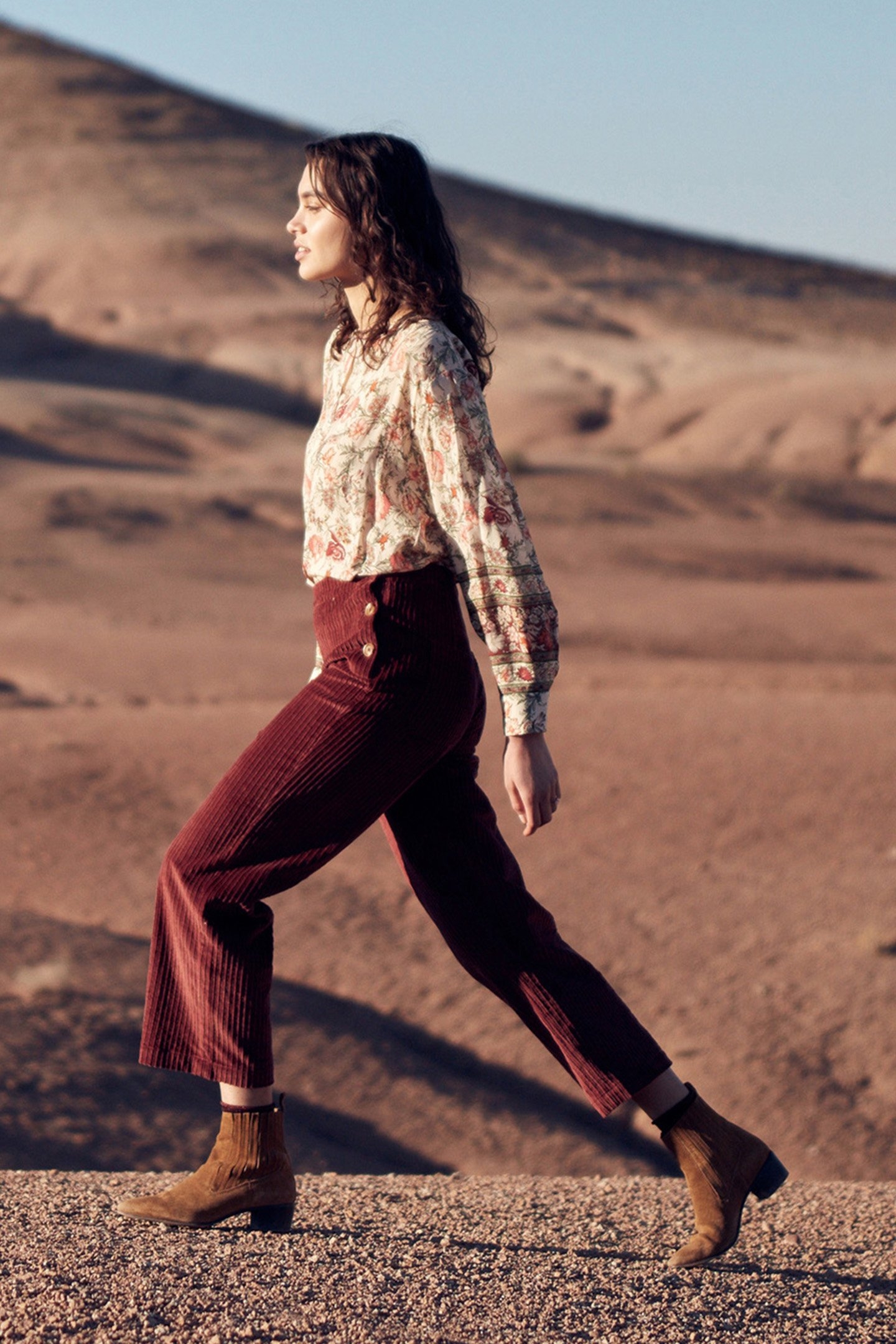 BLOUSE BERNA CREAM POPPY MEMORIES 3