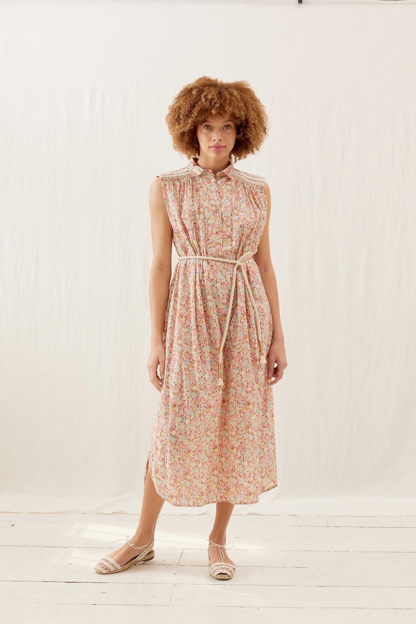 DRESS DIWA PINK SWEET PASTEL 1