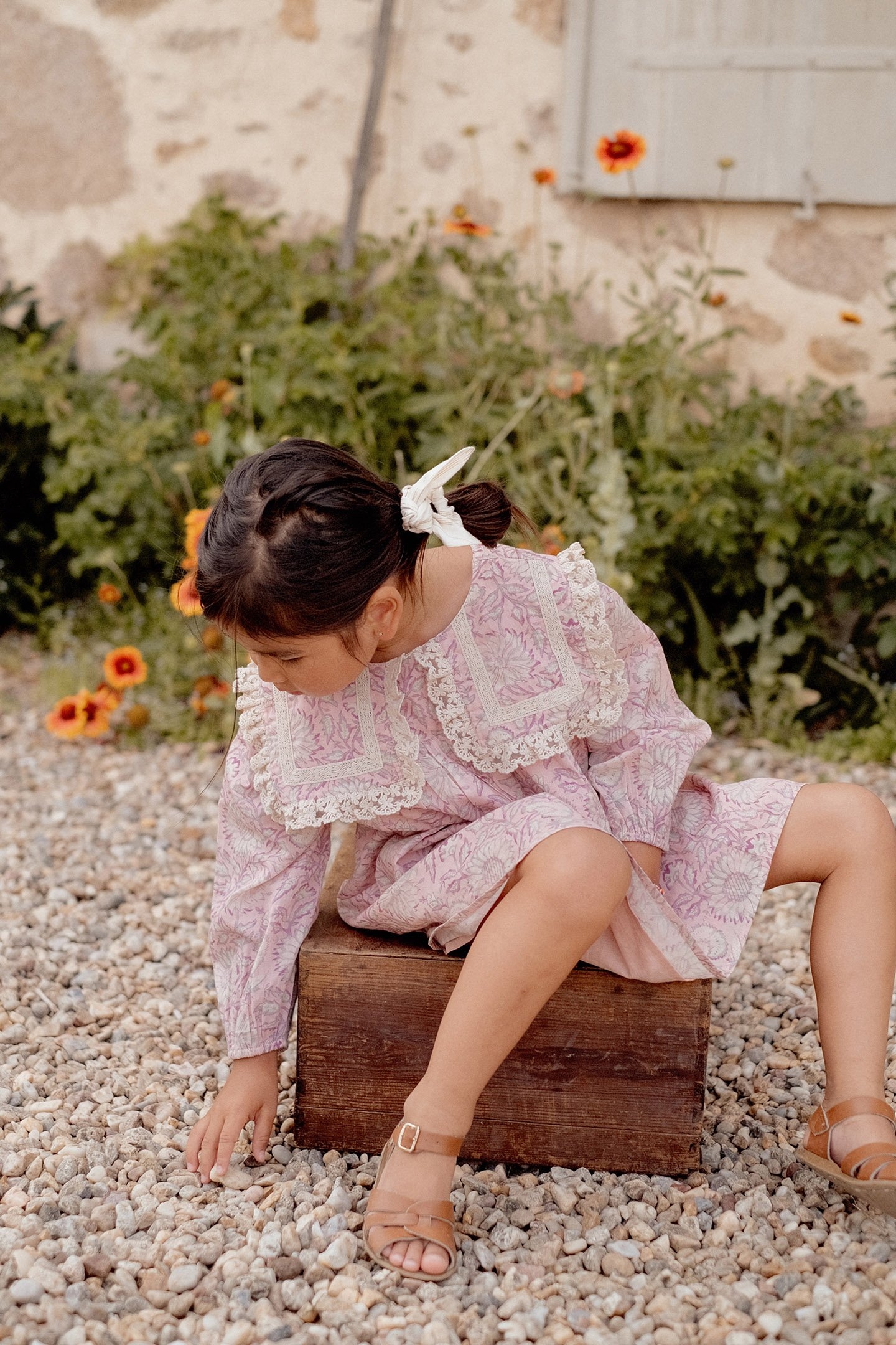 DRESS ARINOLA PINK DAISY GARDEN 7