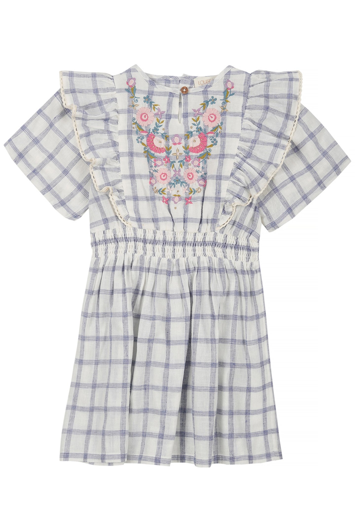 DRESS ALIETTE BLUE RIVER CHECKS 3