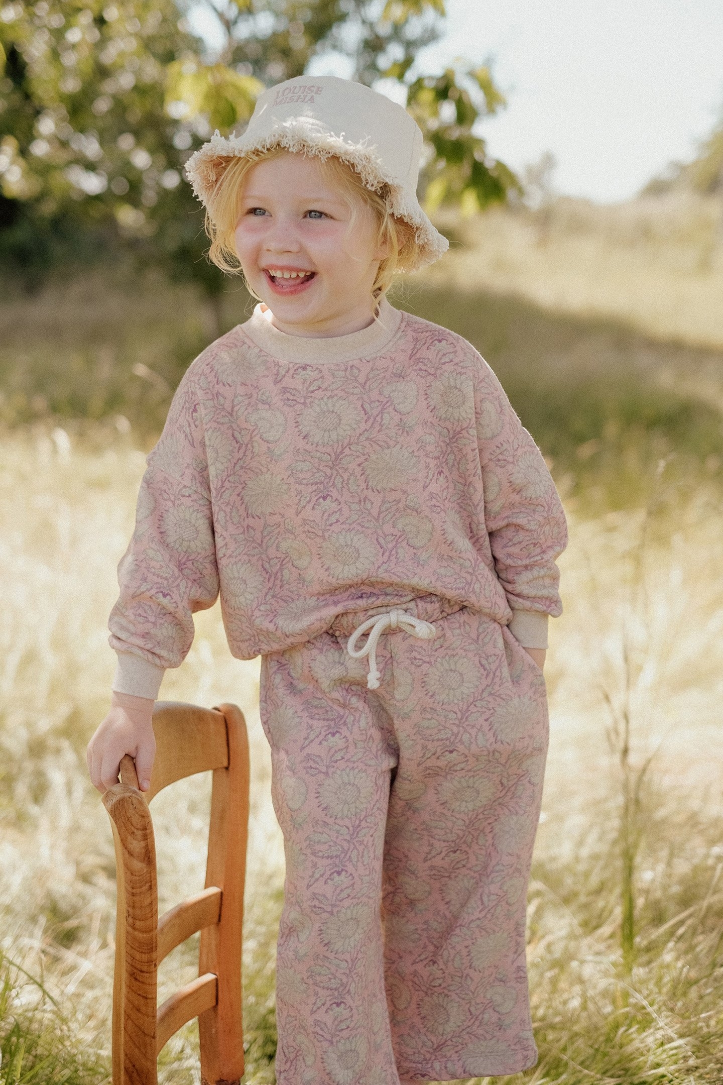 SWEAT PANTS YSALIA PINK DAISY GARDEN 7