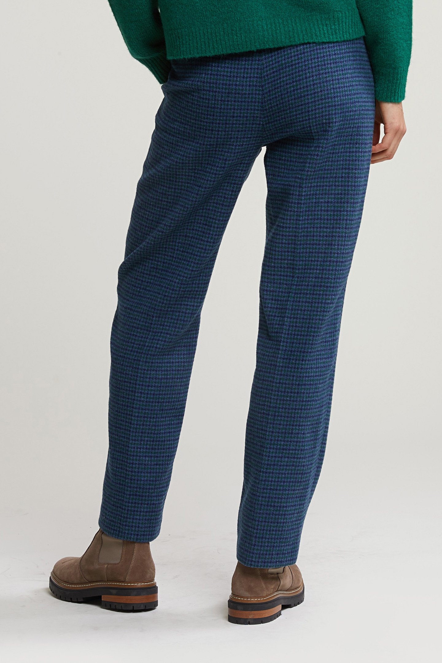 BLUE/GREEN CHECKED PANTS 2