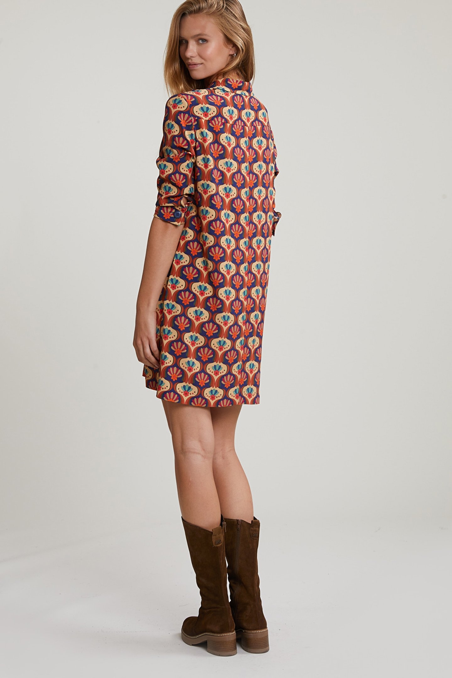 MULTI FANTASY DRESS 3/4 SLEEVES 2