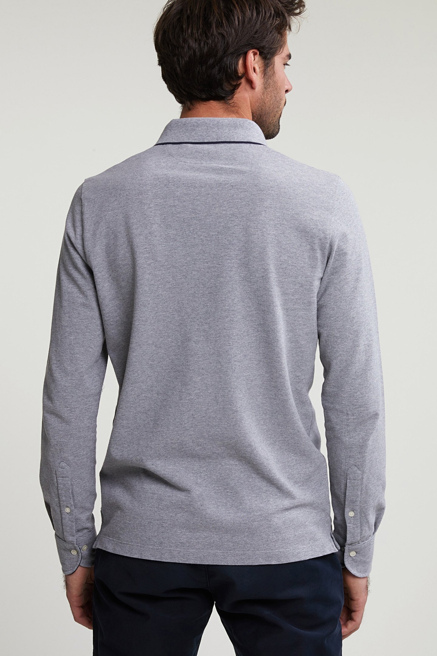 CUSTOM FIT COTTON POLO INOX MIX 2