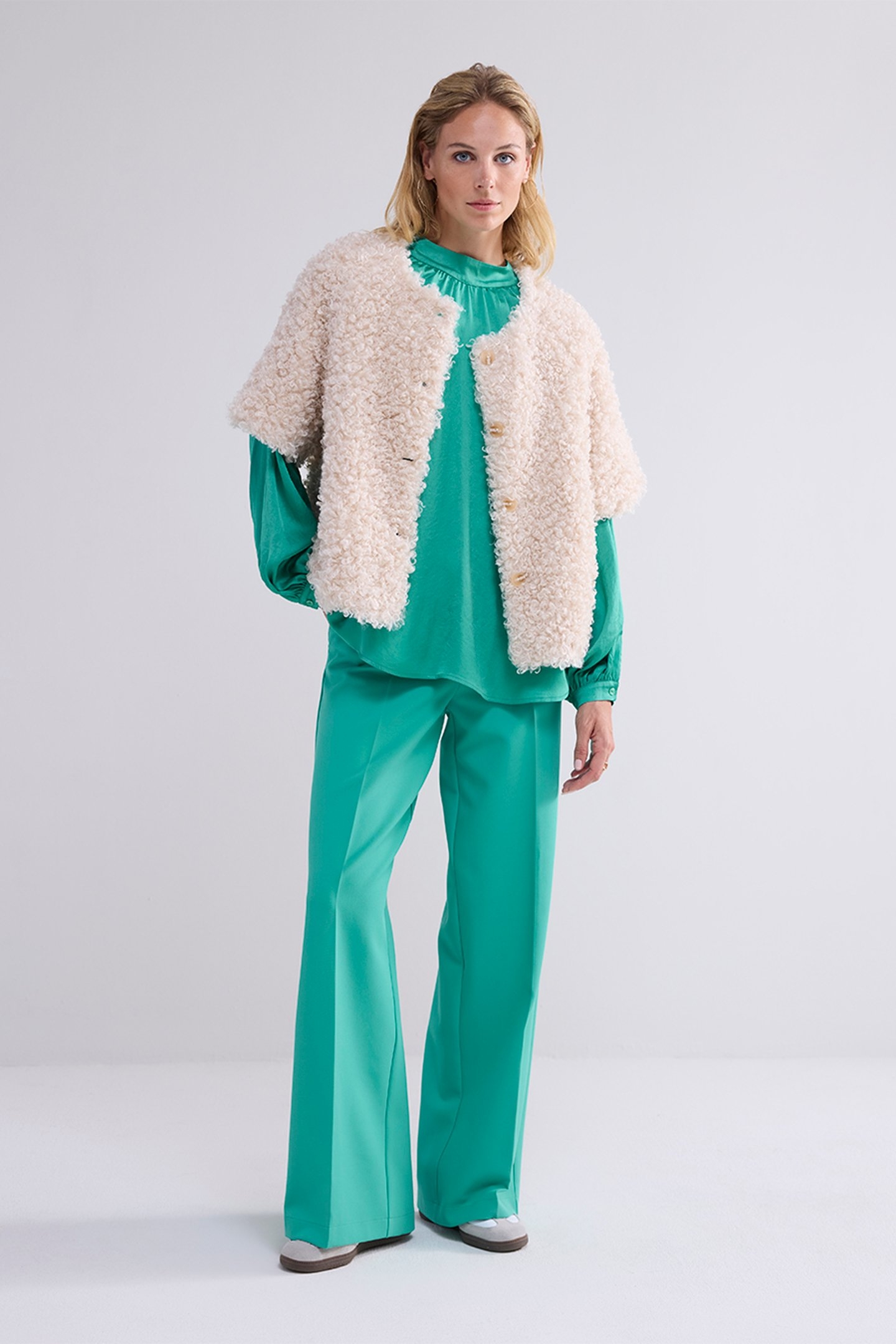 JACKET FAUX FUR IVORY 1