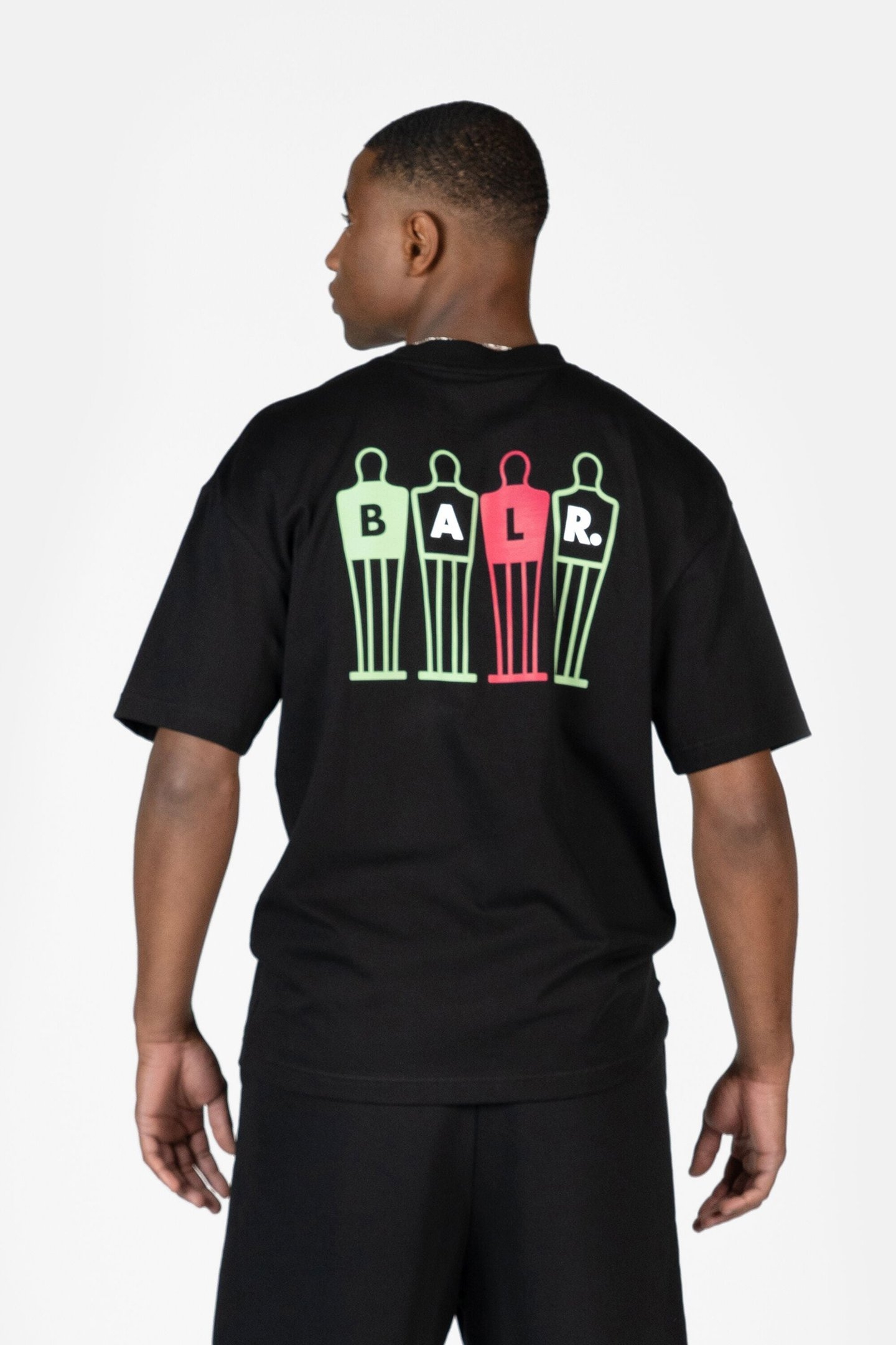 THE WALL BOX FIT T-SHIRT JET BLACK 2