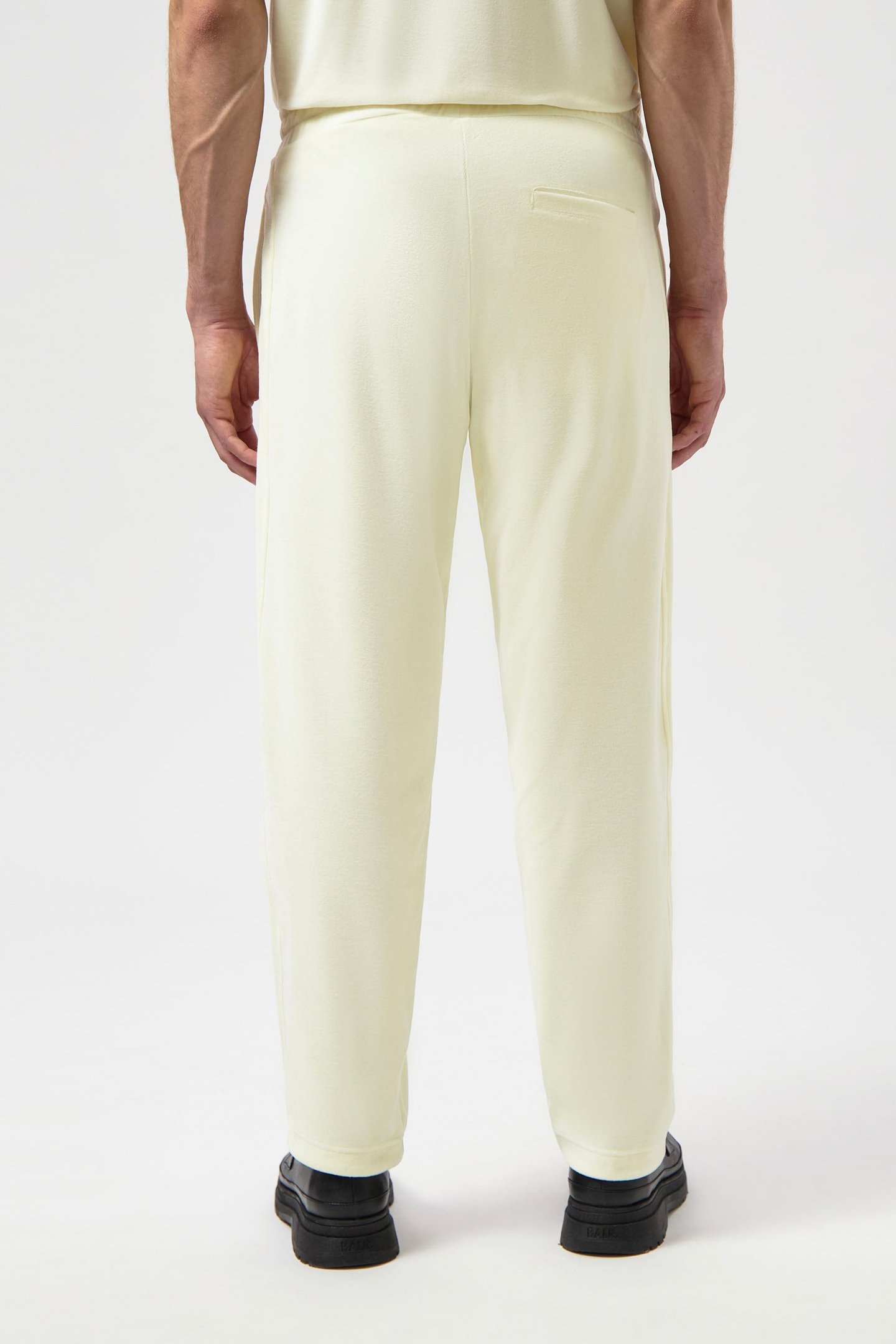 BRAND LUXE REGULAR STRAIGHT FIT PANTS WHITE SWAN 2