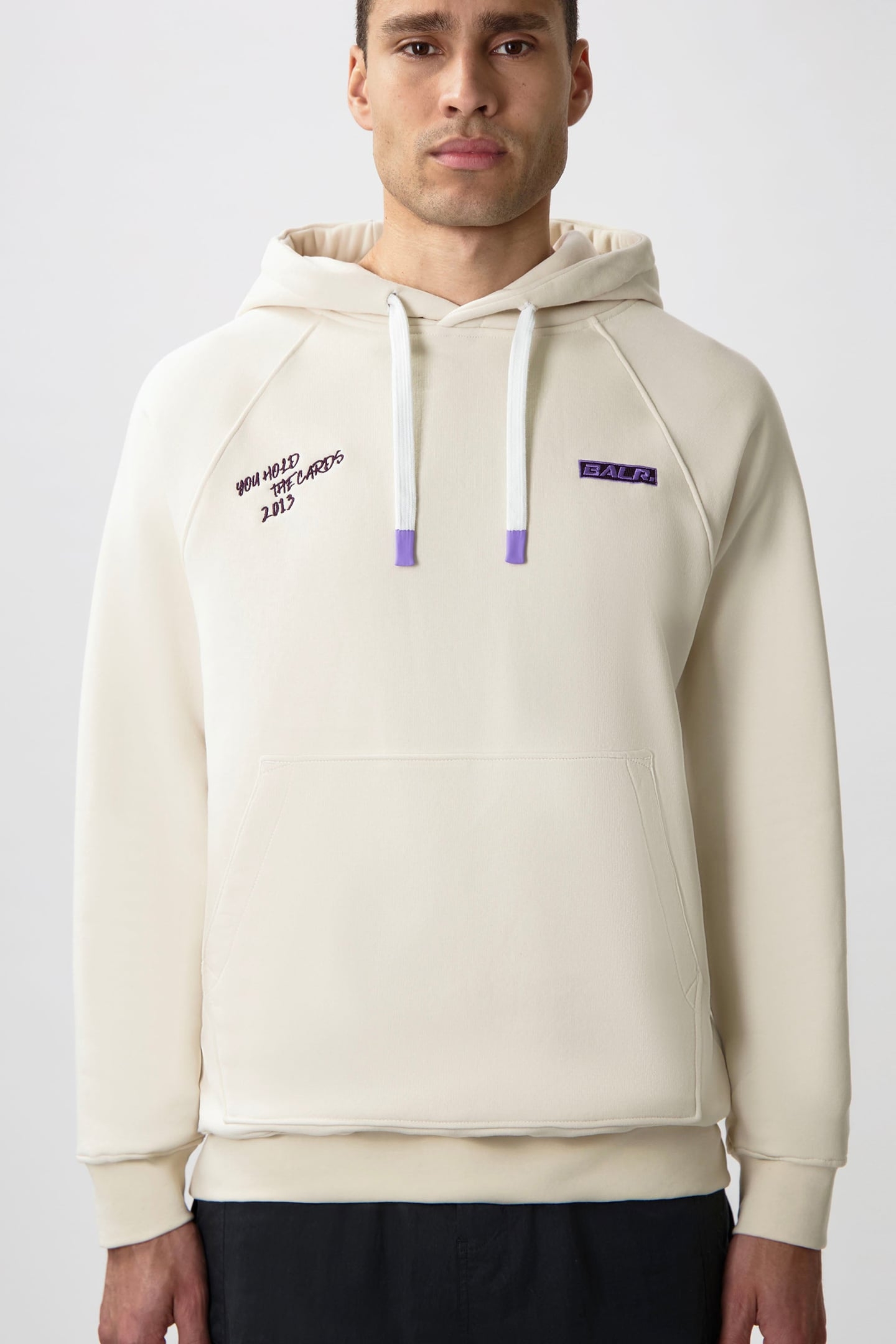 THE CLUB BOX FIT HOODIE WHITE SWAN 1