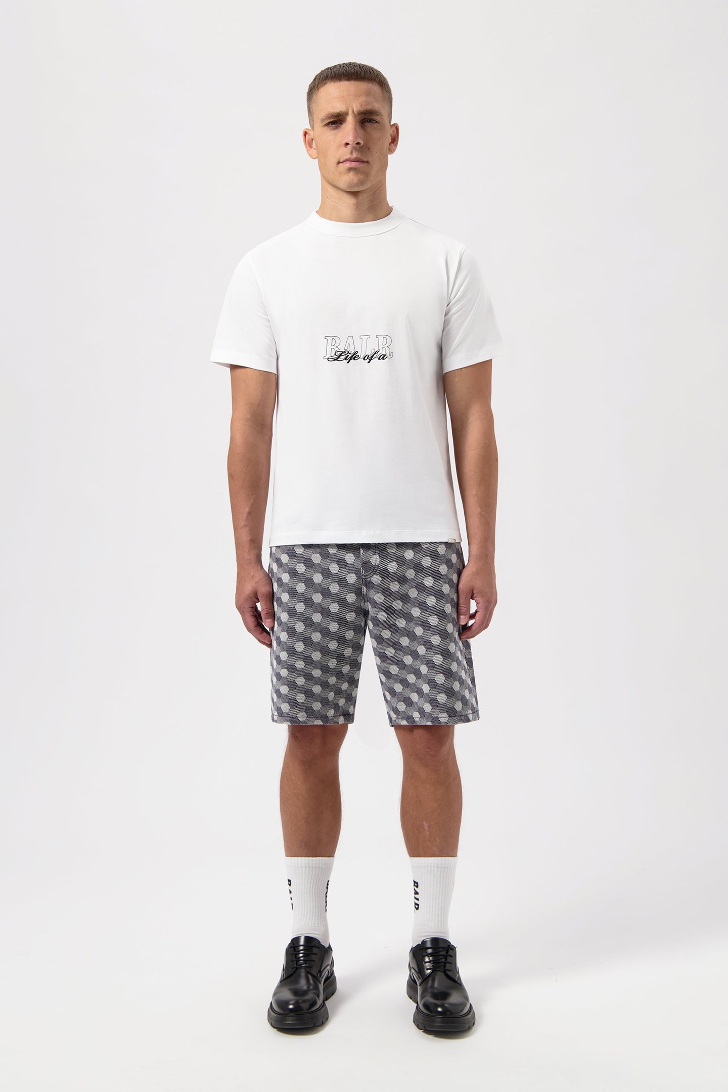 SCRIPT T-SHIRT BRIGHT WHITE 2
