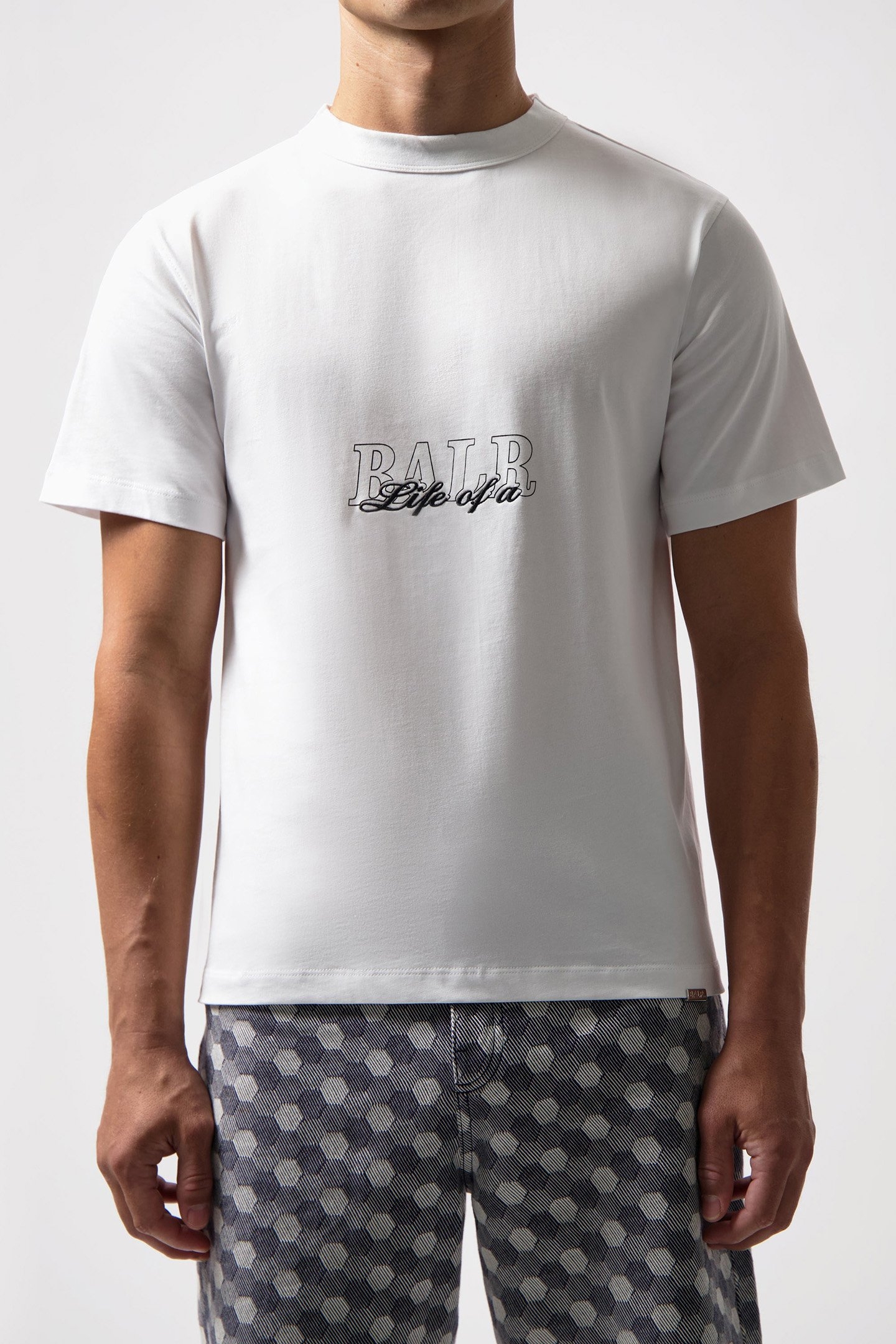 SCRIPT T-SHIRT BRIGHT WHITE 1