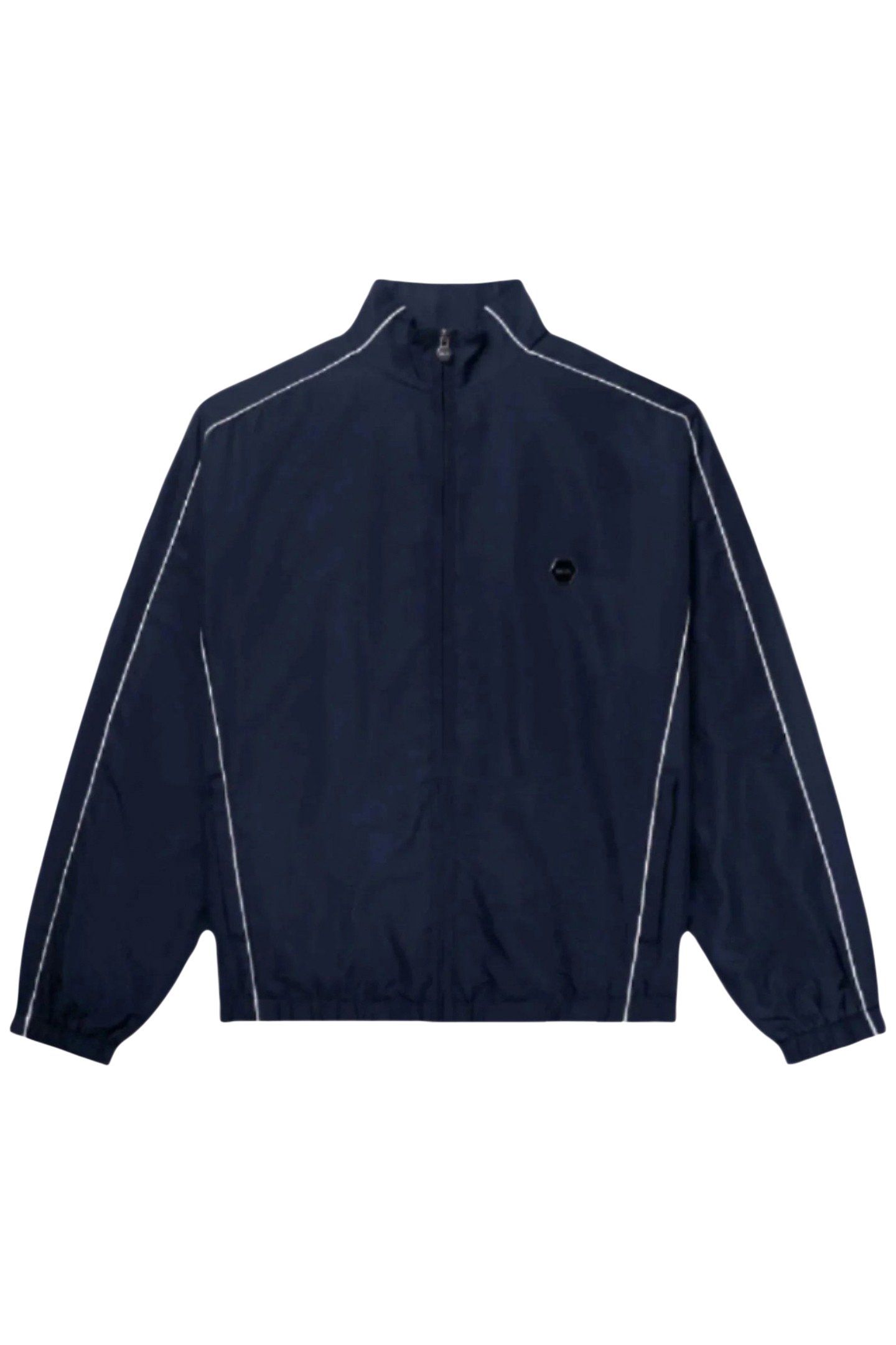 JACQUARD RELAXED TRACK JACKET SPACE NAVY 3