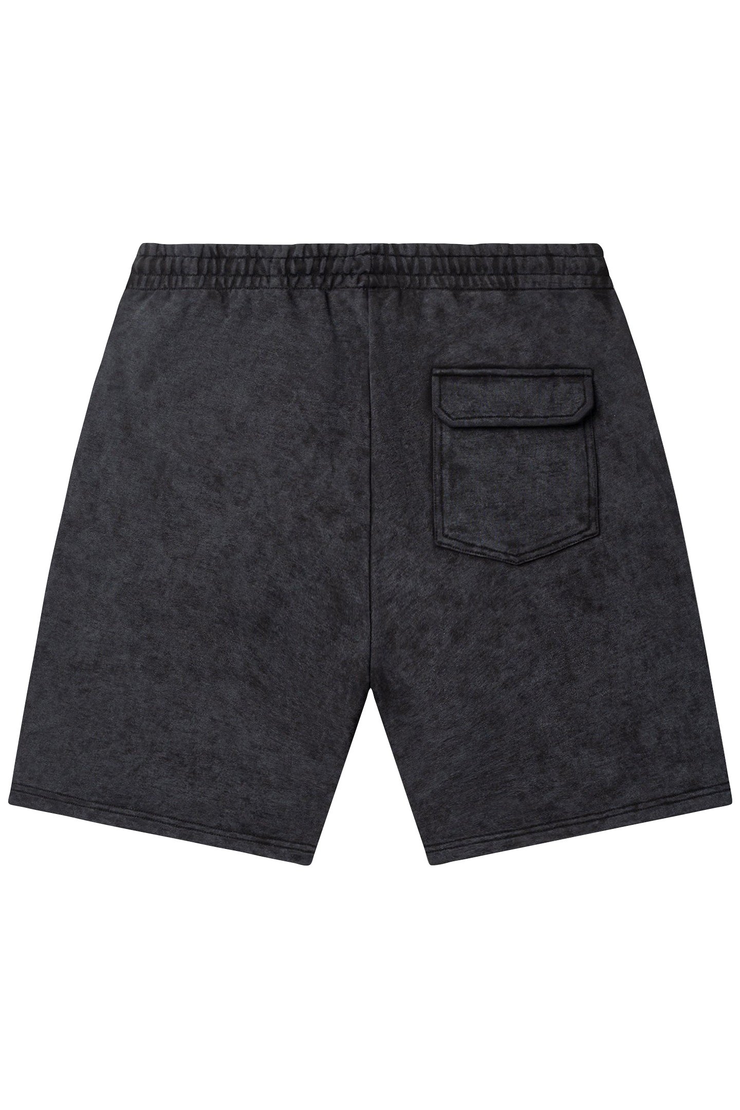 URBAN WASHED SWEAT SHORTS JET BLACK 4