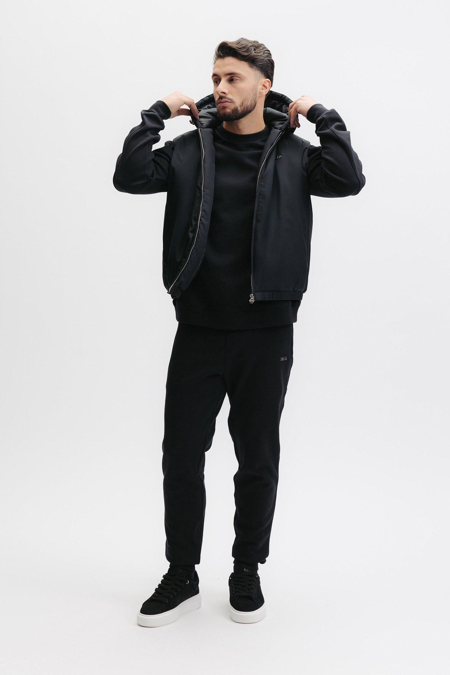 Q SERIES HOODED BODYWARMER JET BLACK 6