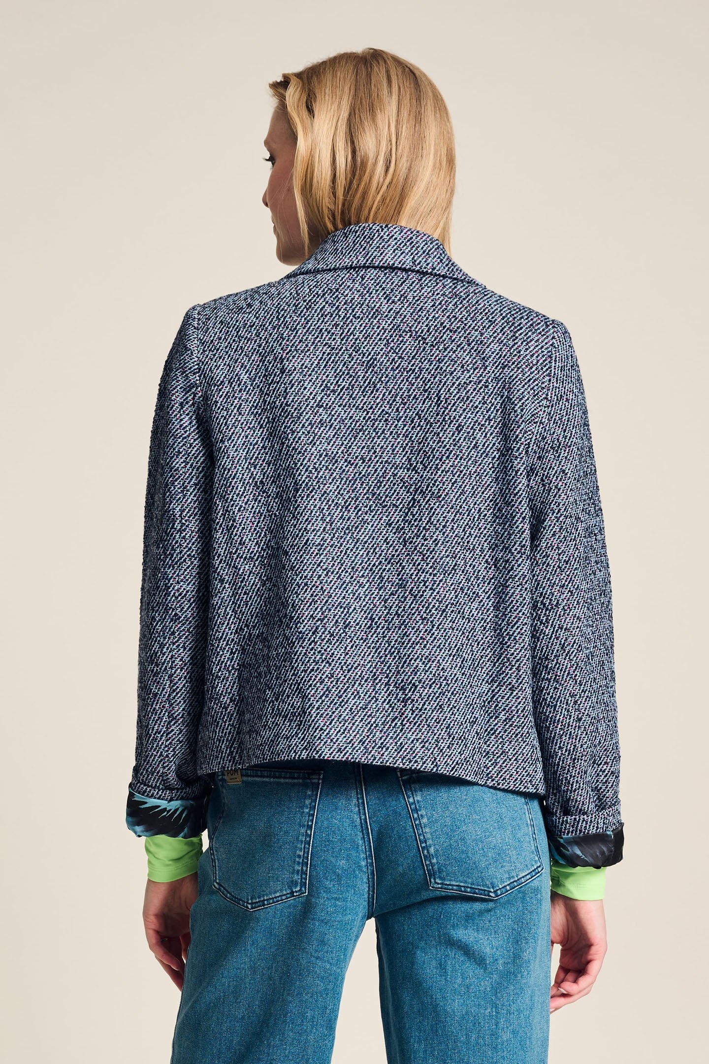 JACKET - TWEED BLUE 2