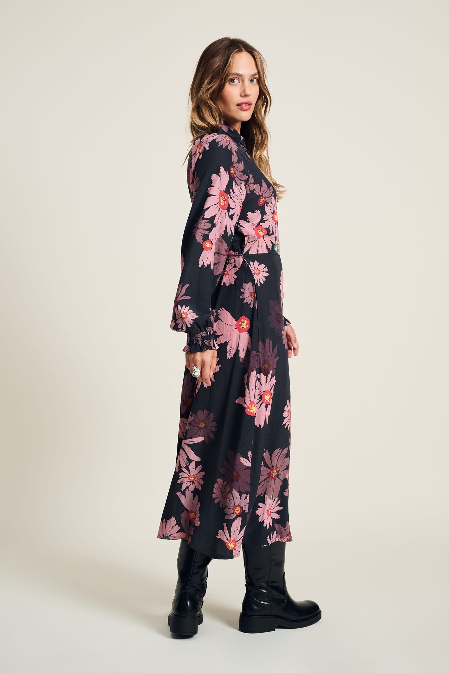 DRESS - BIG BLOOMING PINK 3