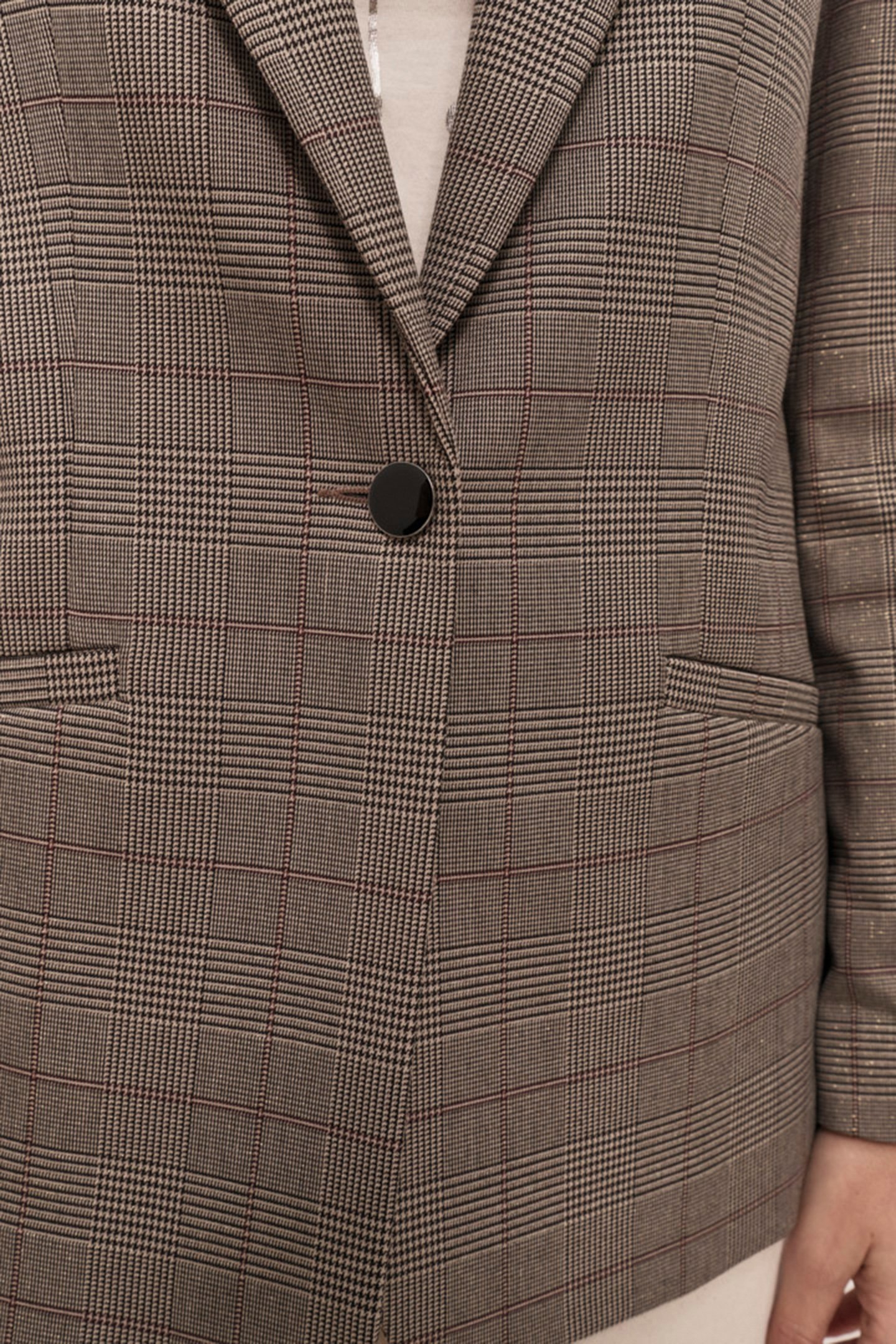 VOICE - PLATINUM SUIT JACKET WITH PRINCE OF WALES CHECK PATT 6