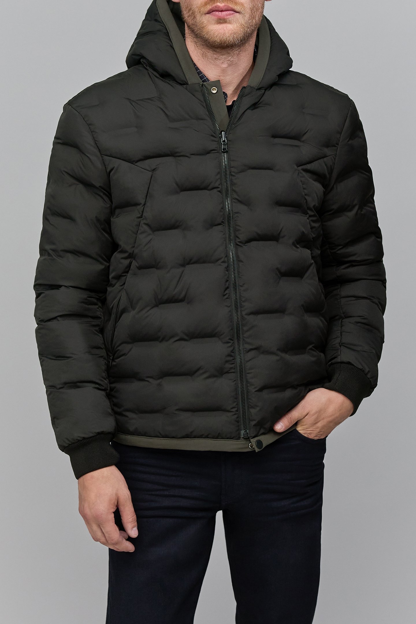 KHAKI NYLON GRANITE UNDERCOAT 1