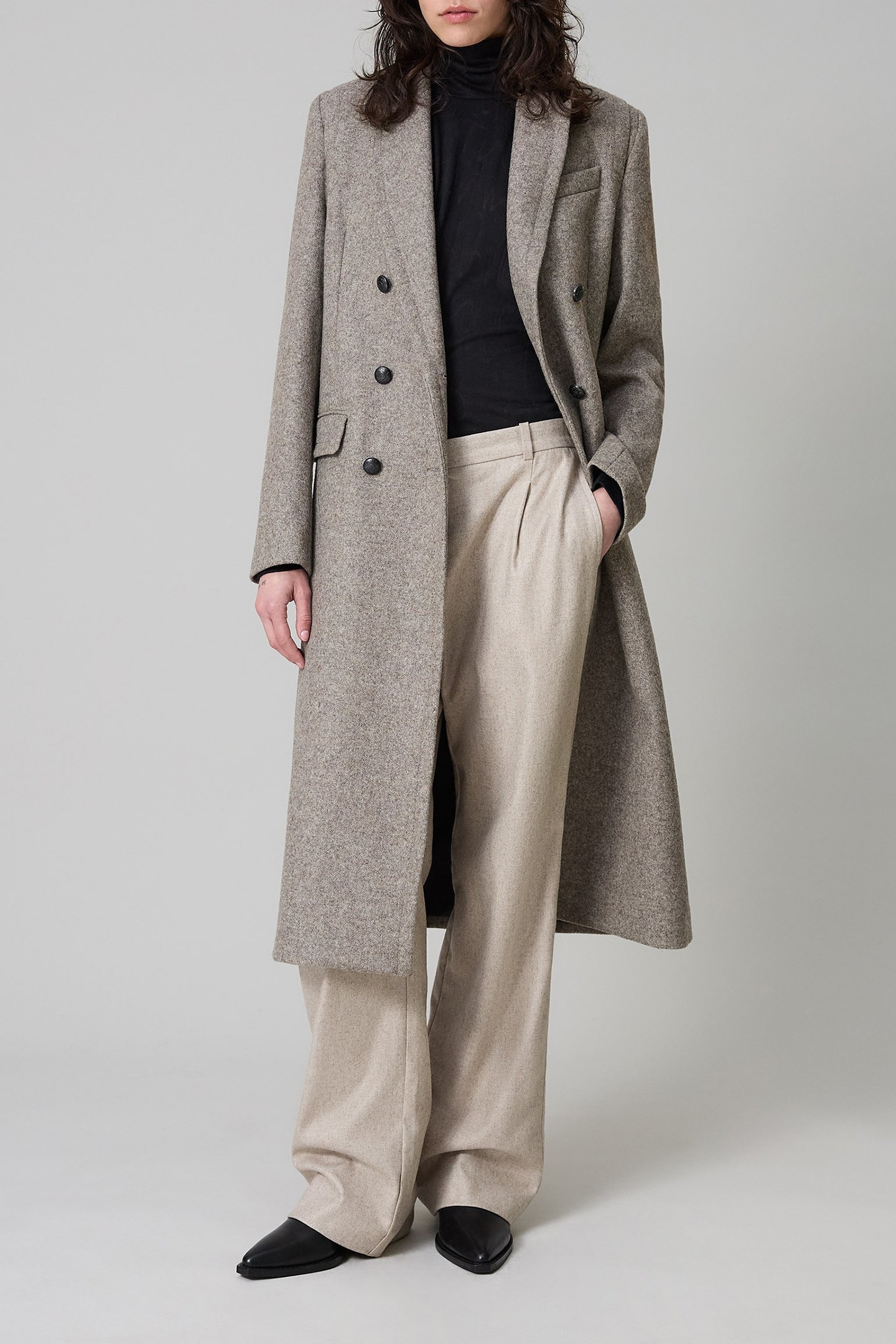 PURE EDITION- FLANNEL FLARE PANTS 3