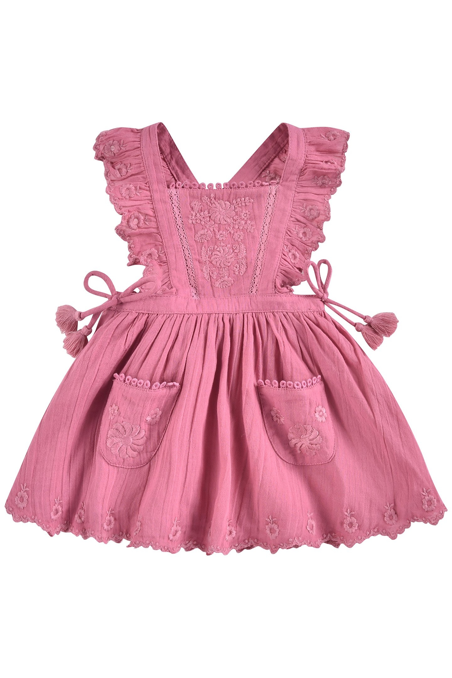 DRESS HUGUETTE RASPBERRY 1