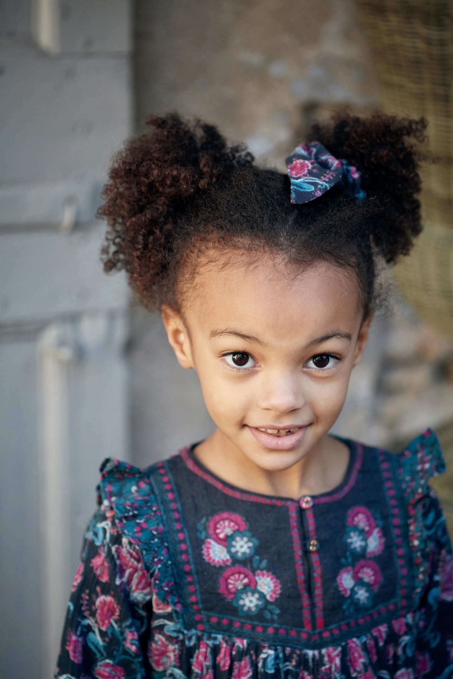 DRESS ZIRA CHARCOAL WILDFLOWERS 4