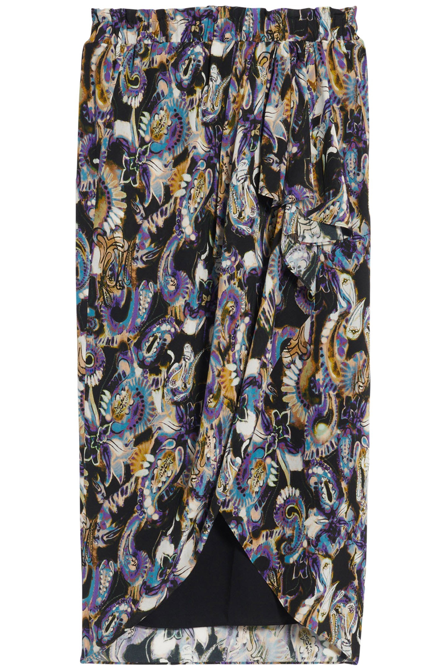 DOLA SKIRT BLACK/PURPLE 5