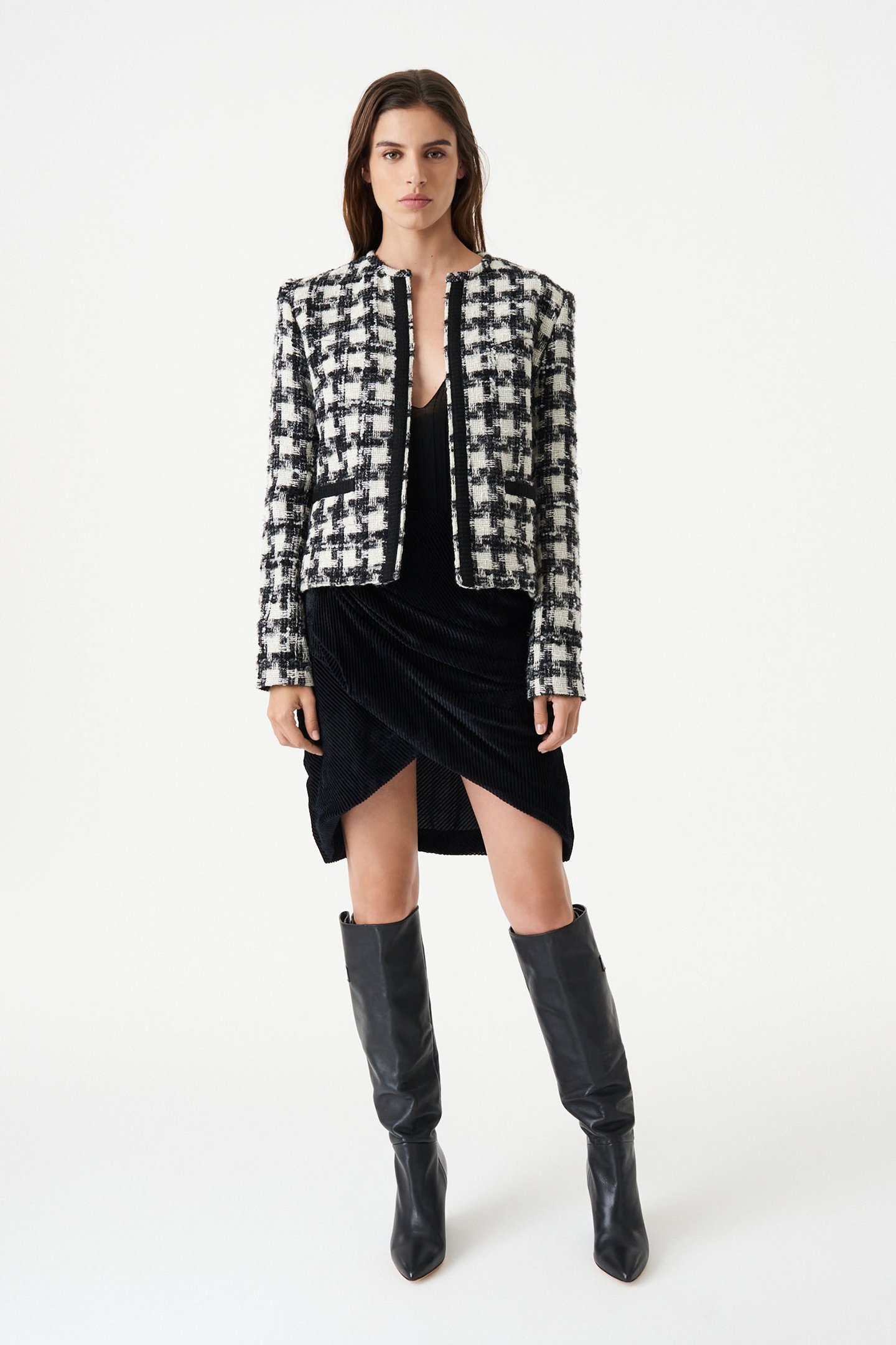 PELIPA JACKET BLACK/WHITE 1