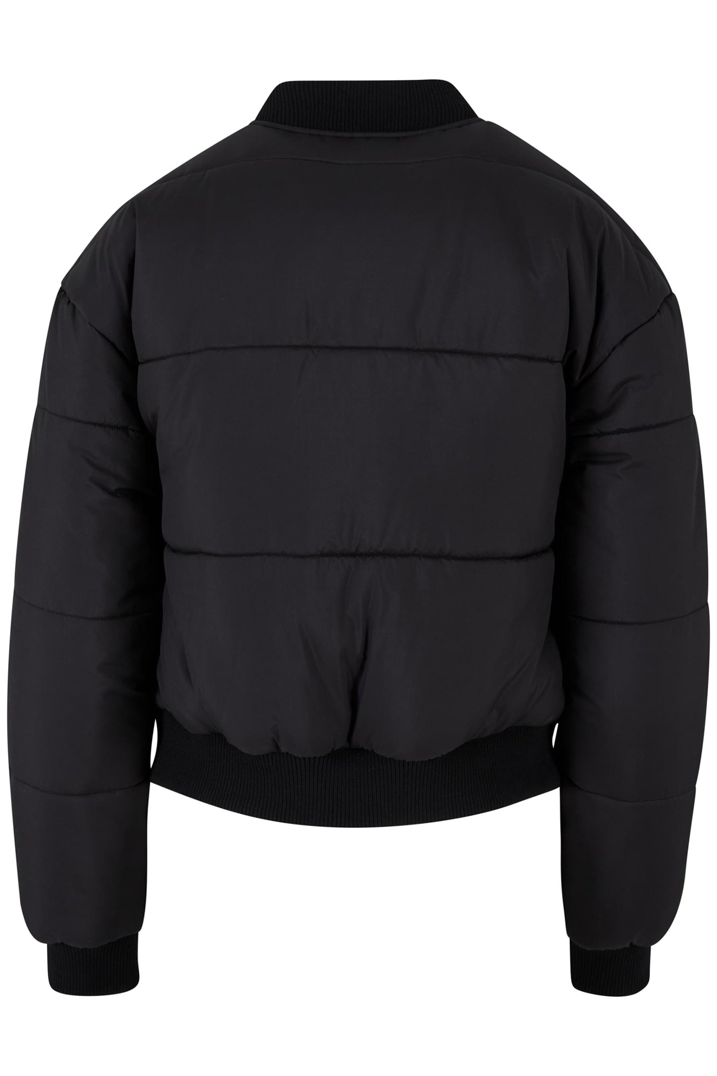 LADIES PUFFER BLOUSON BLACK 2