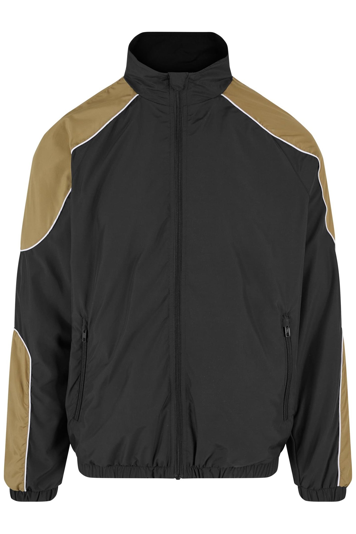 PIPED TRACK JACKET BLACK 1