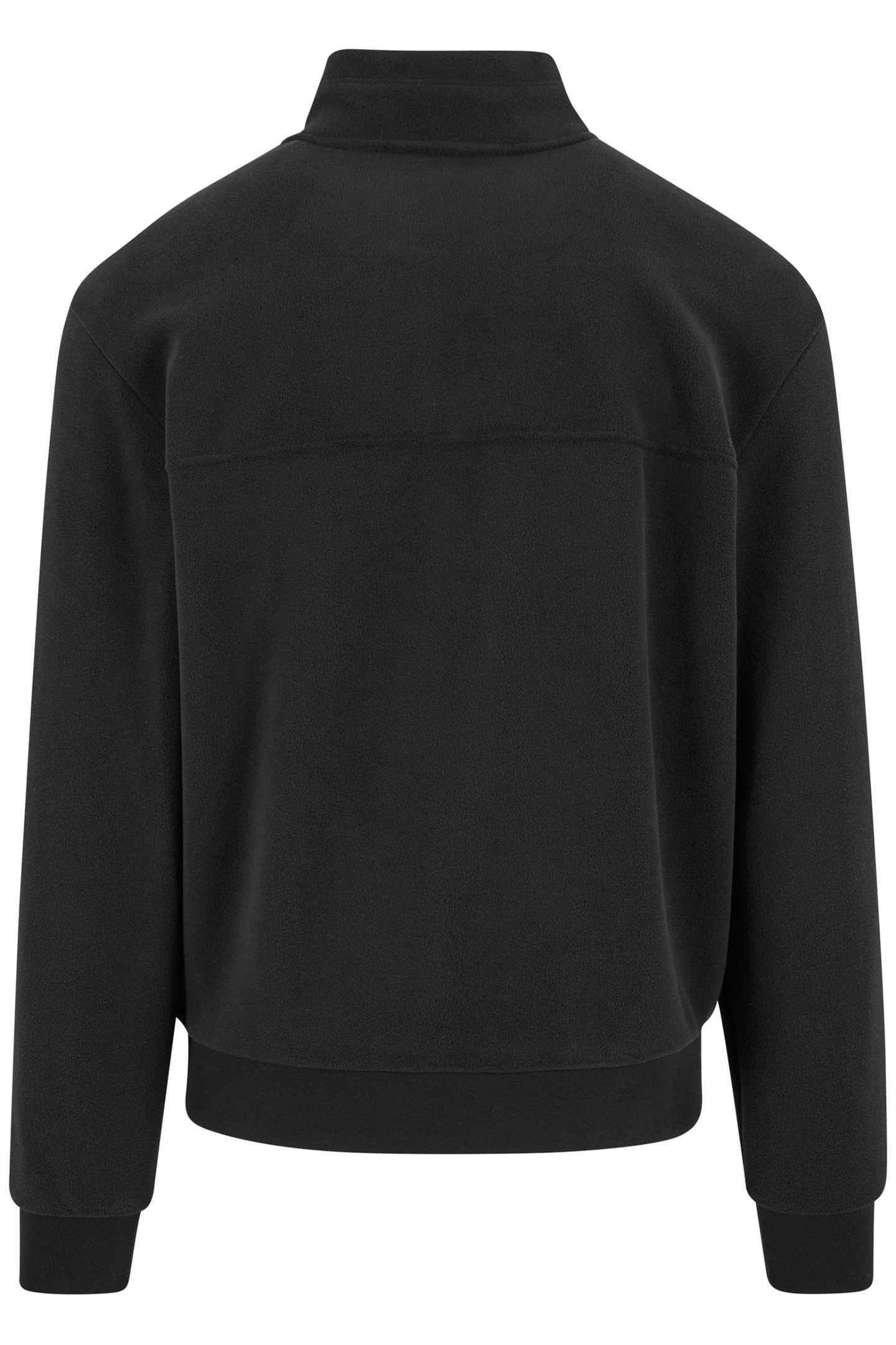 COLOUR BLOCK POLAR FLEECE JACKET BLACK/BLACK 2