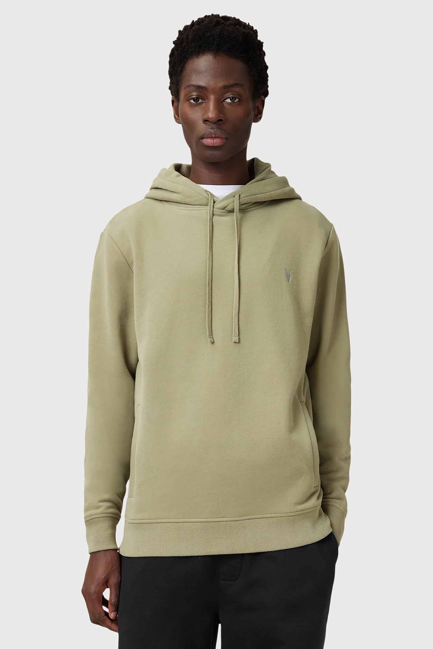 RAVEN OTH HOODY LIGHT ASH GREEN 1