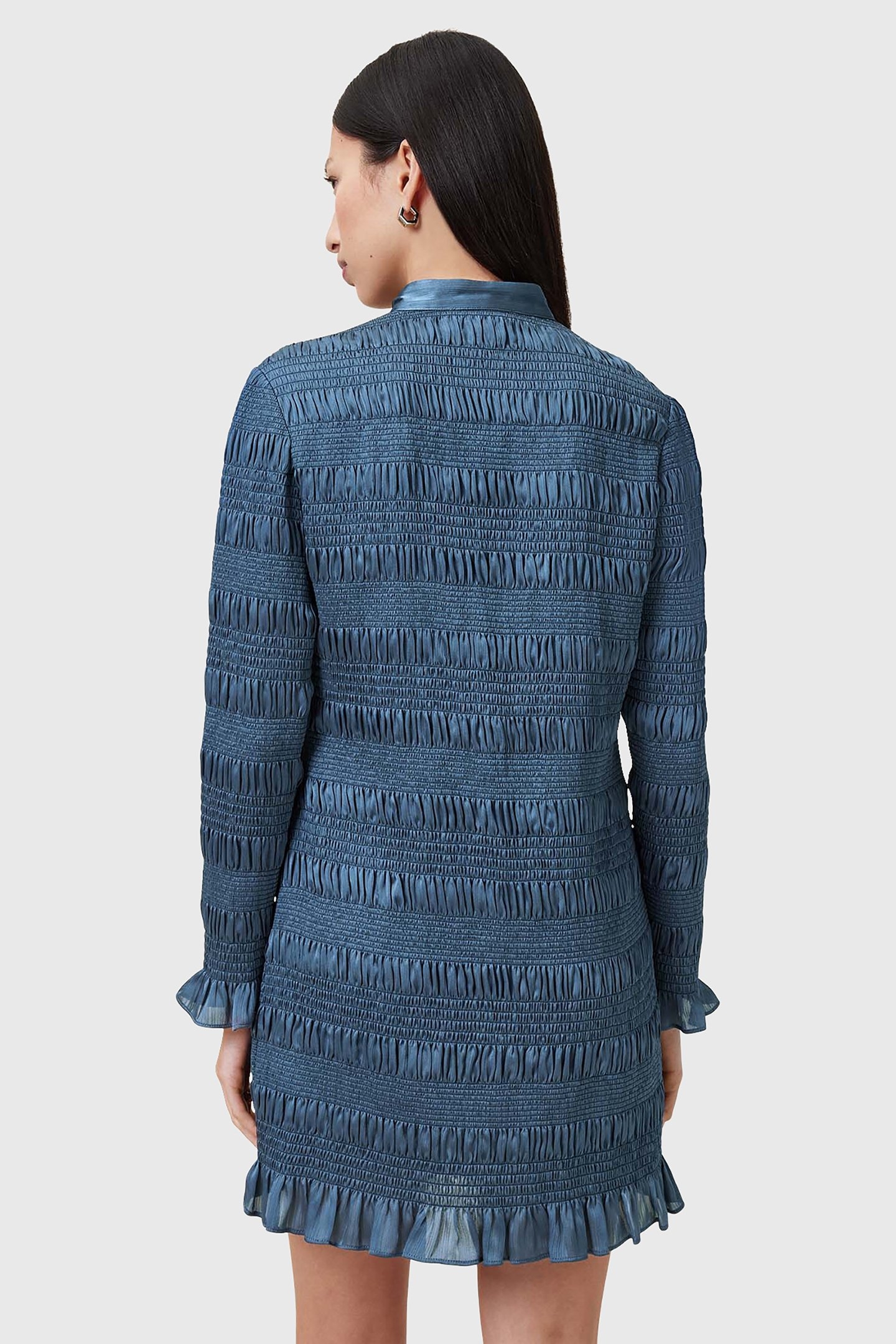 MEG MINI DRESS OYSTER BLUE 2