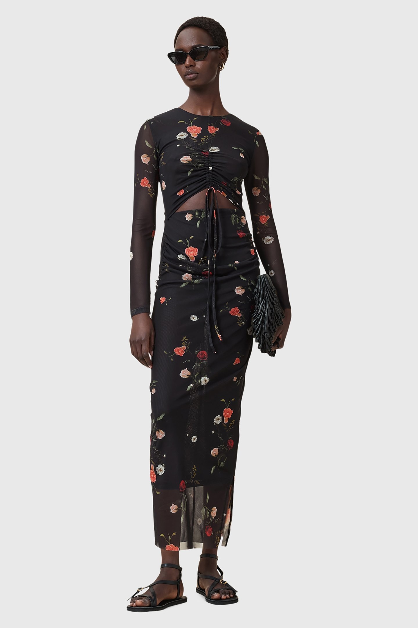 KATHY MESH DRESS BRIAR BLACK 4