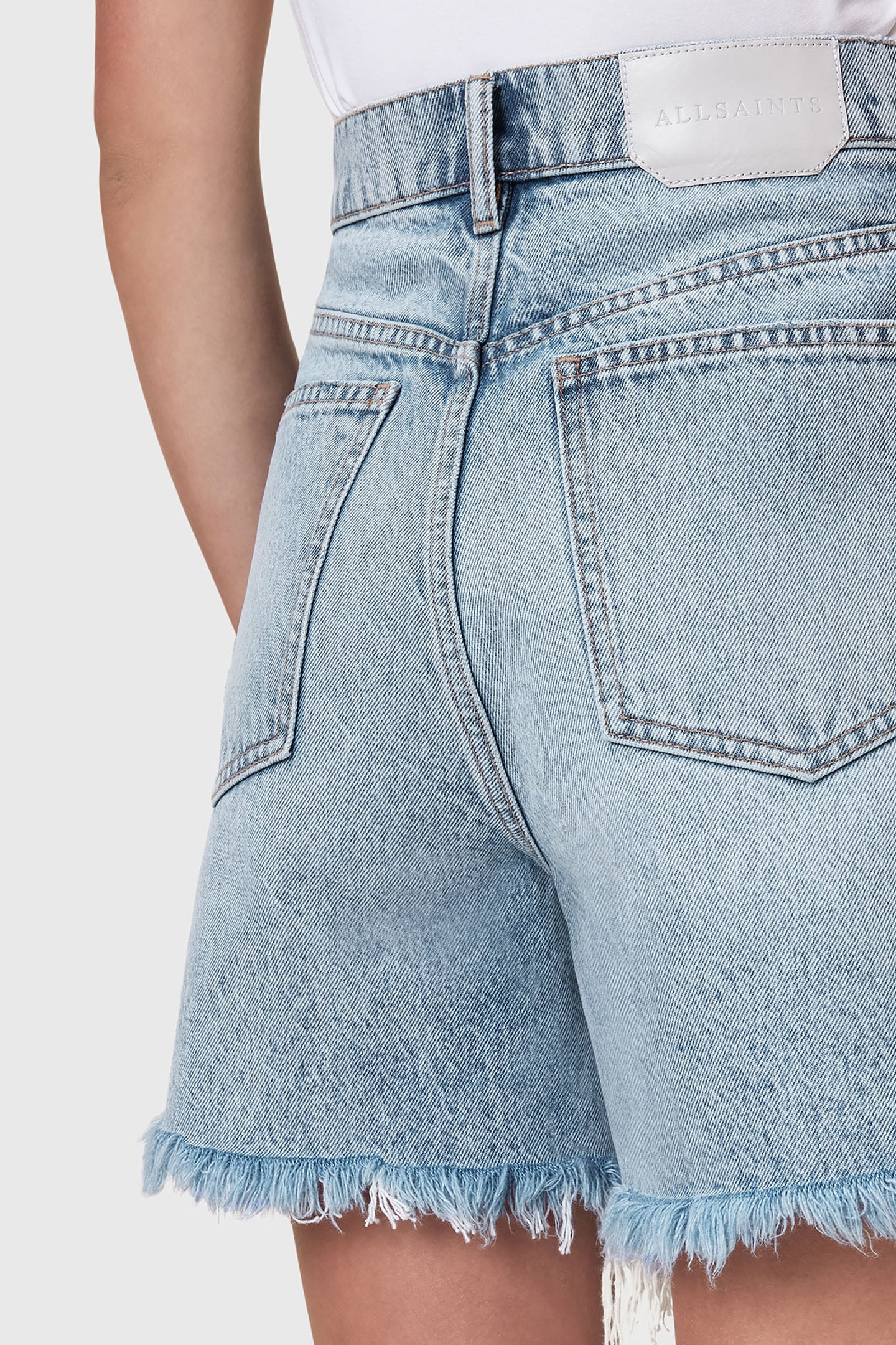 DORIS DENIM SHORT LIGHT INDIGO 8